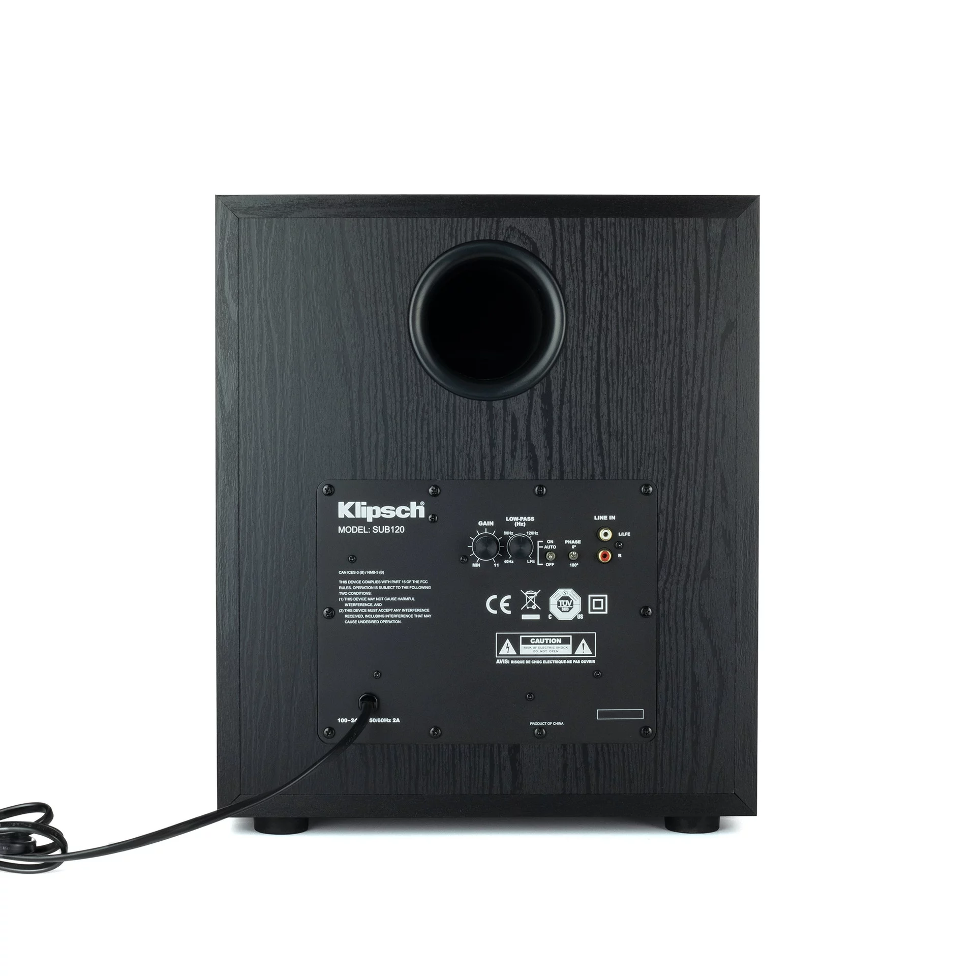 Klipsch SUB-120-BLACK Synergy Black Label Subwoofer Speaker (2020)