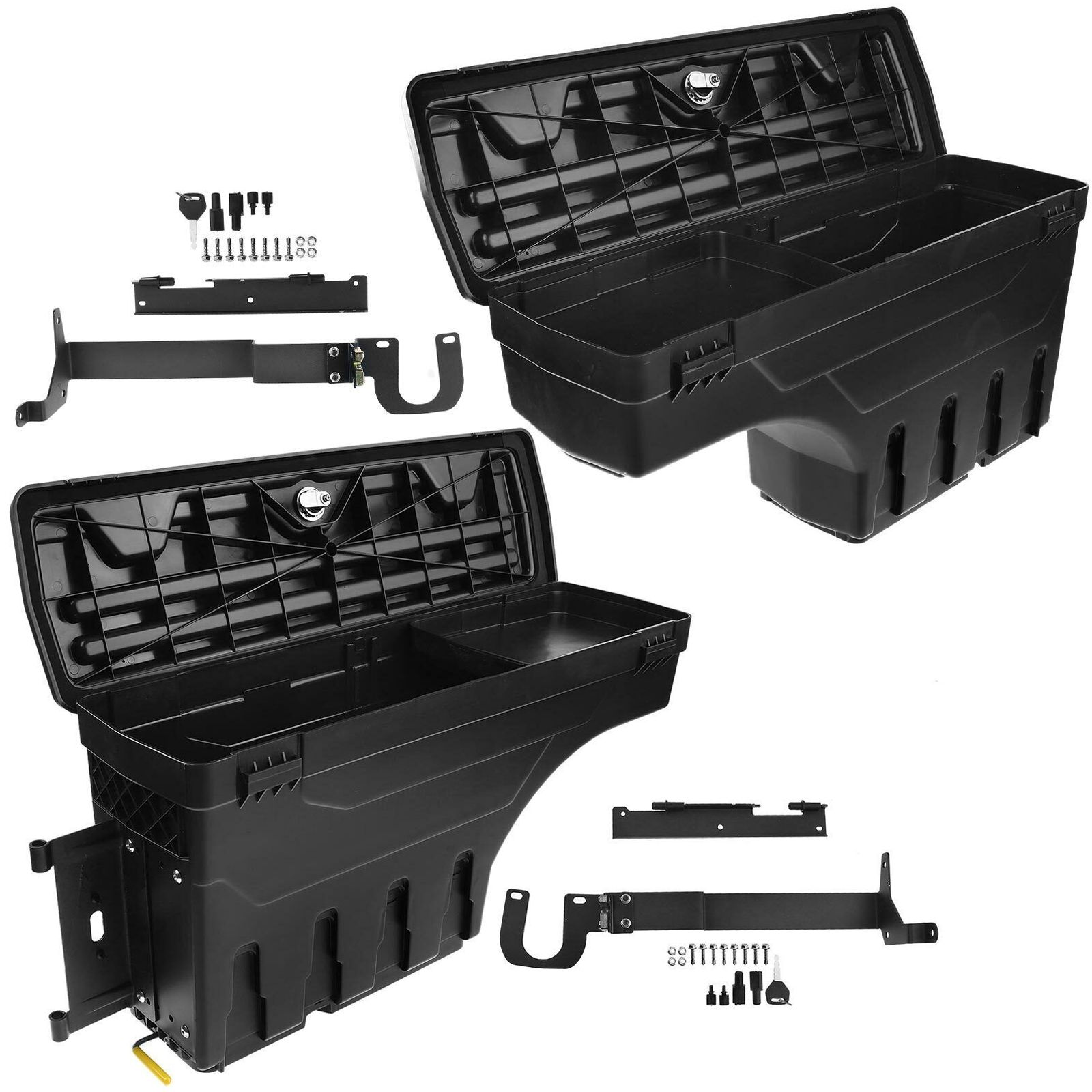 Geelife Driver & Passenger Side Truck Bed Storage Box ToolBox 2019-2021