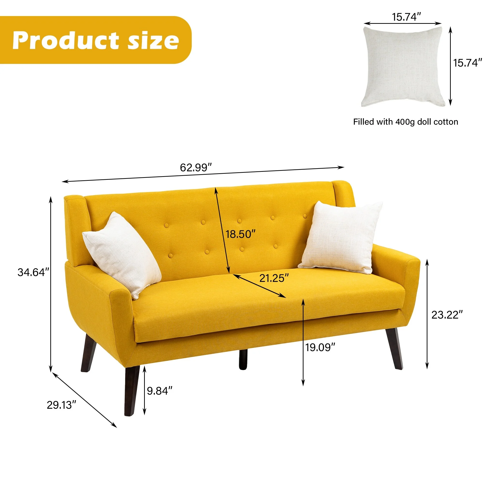 Jerry Modern Curved 63