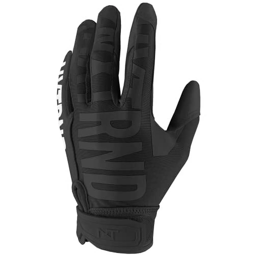 Nxtrnd G1 Pro Football Gloves, Men's & Youth Boys Sticky Receiver Gloves (Black, Small)