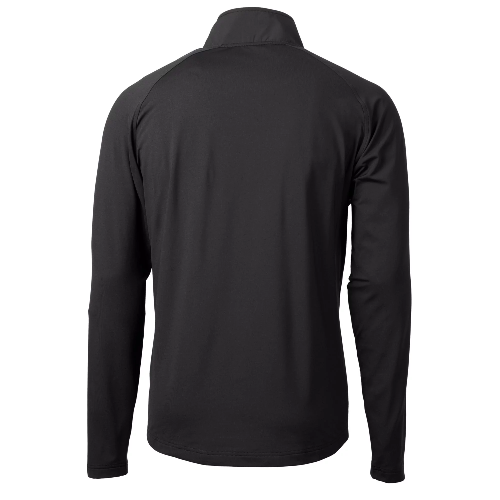 Men's Cutter & Buck  Black El Paso Chihuahuas Adapt Eco Knit Hybrid Recycled Quarter-Zip Top