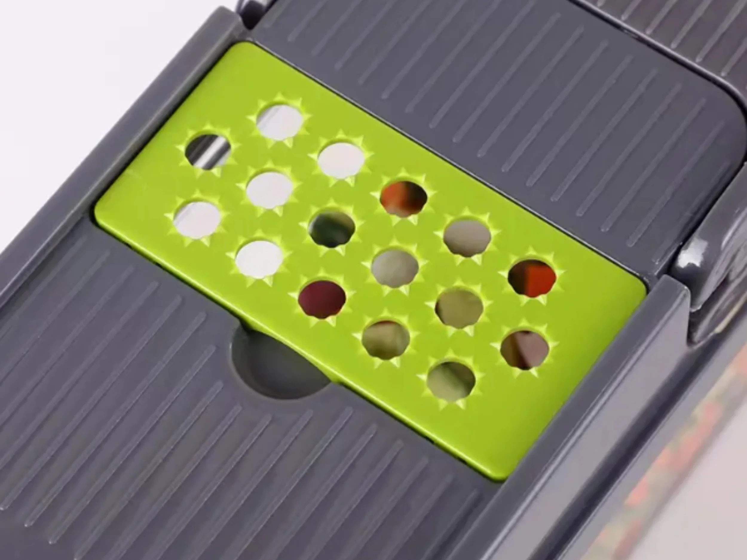 Vegetable Chopper, Kitchen Vegetable Slicer Dicer Cutter, Multifunctional 14 in 1 Vegetable Chopper, Pro Onion Chopper, Gray, Carrot and Garlic Chopper With Container, Efficient and Durable Design