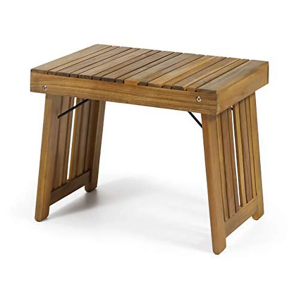 Christopher Knight Home Kyoto Outdoor Acacia Wood Folding Side Table by  - 21.50