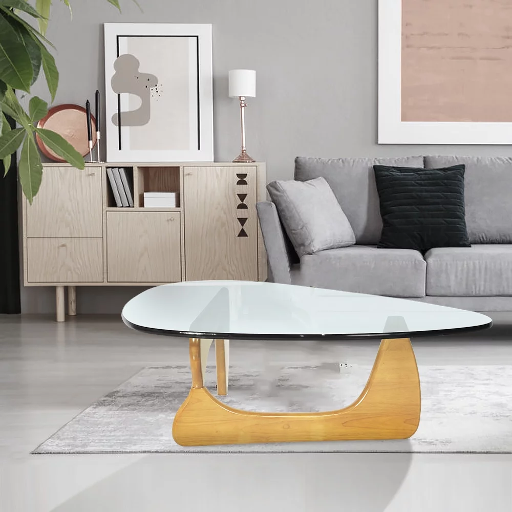 Modern Triangle Coffee Table - 50*36.2*15.7 inches - Stylish & Sturdy