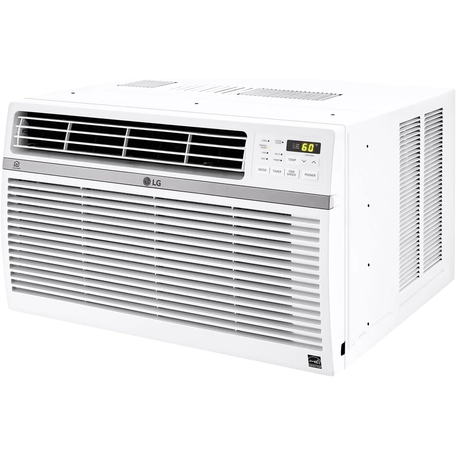 LG 12,000 BTU Smart Window Air Conditioner with Fan, White - Refurbished