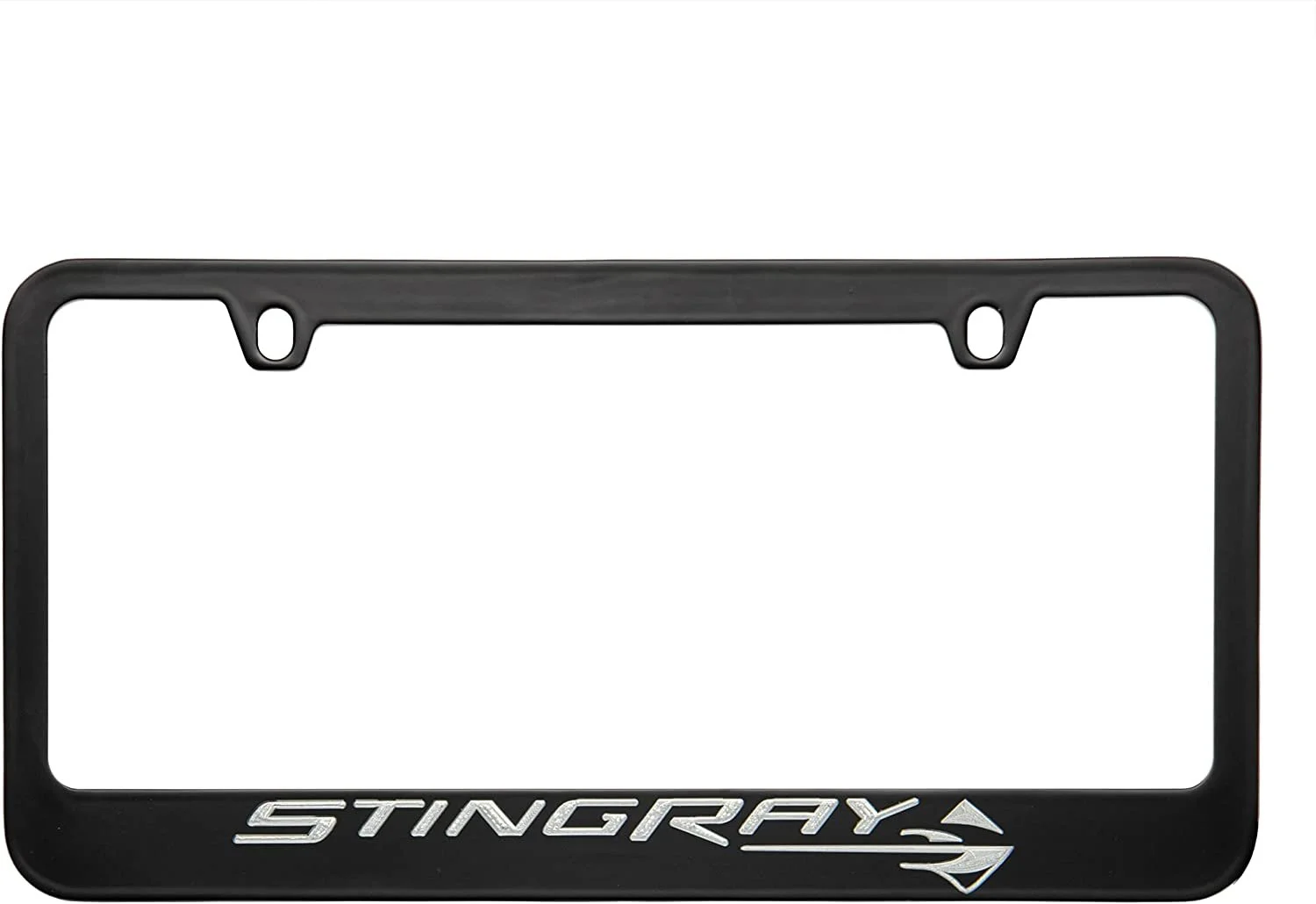 C8 Corvette Stingray License Plate Frame - Black