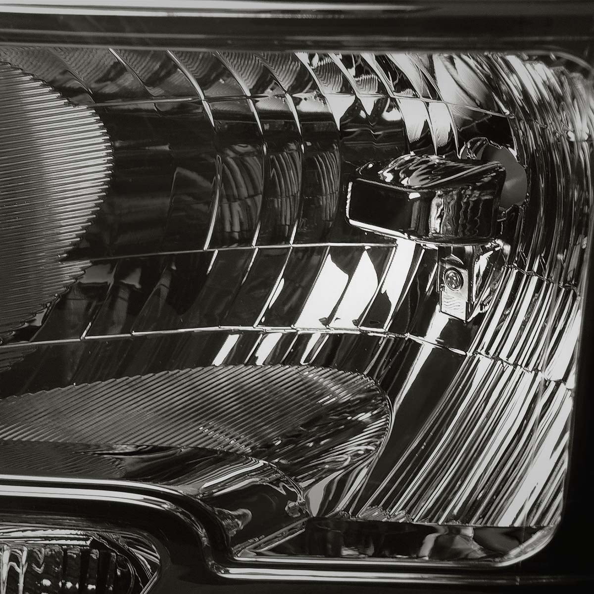 DNA Motoring HL-OH-F1509-SM-AM For 2009 to 2014 Ford F150 OE Style Headlight Smoked Housing Amber Corner Headlamp -12 Gen 10 11 12 13 Left + Right