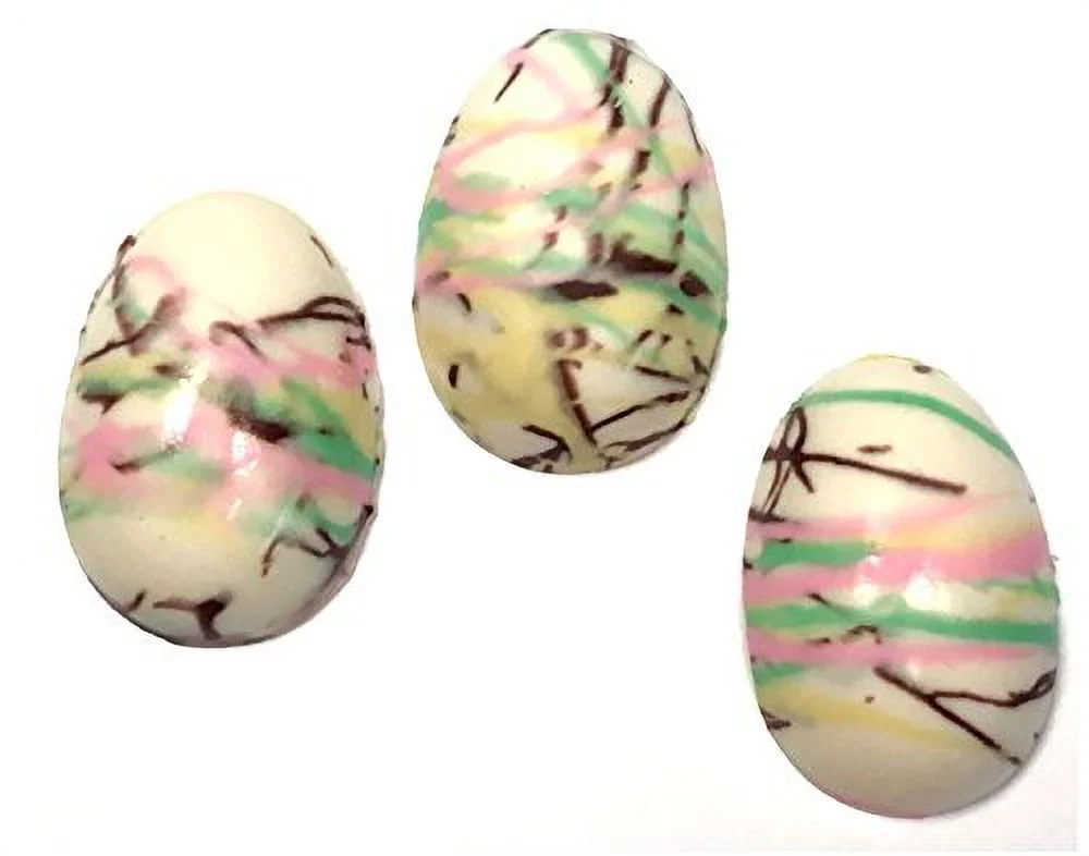 Diabetic Friendly's Sugar WHITE Chocolate Easter Egg, 1 oz, Set of 12