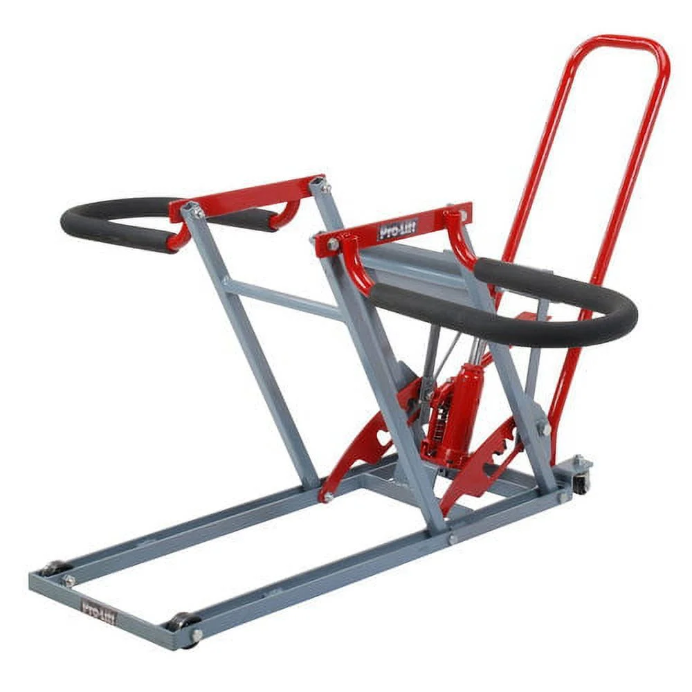 Pro-Lift T-5350B Red/Grey Lawn Mower Lift, 350 lb. Load Capacity