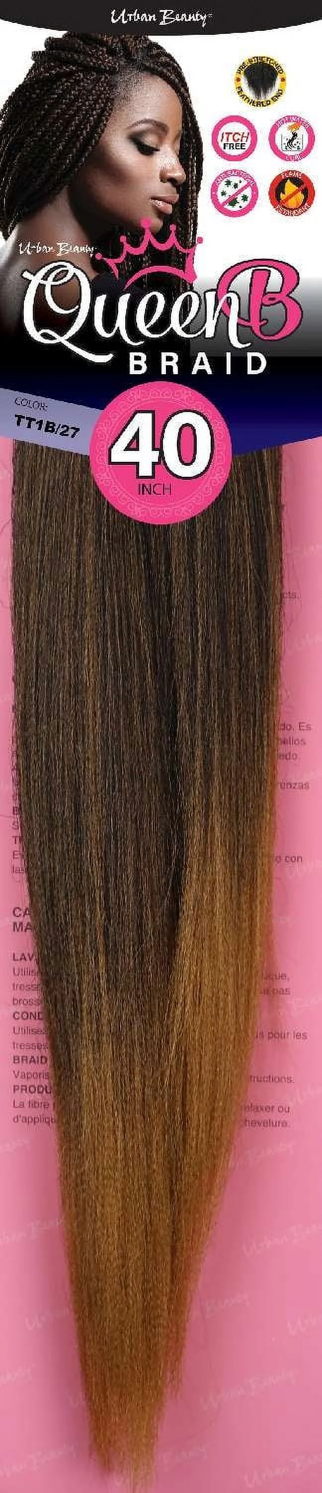 Urban Beauty Queen B Braid Synthetic 40 Inch Color TT1B/27