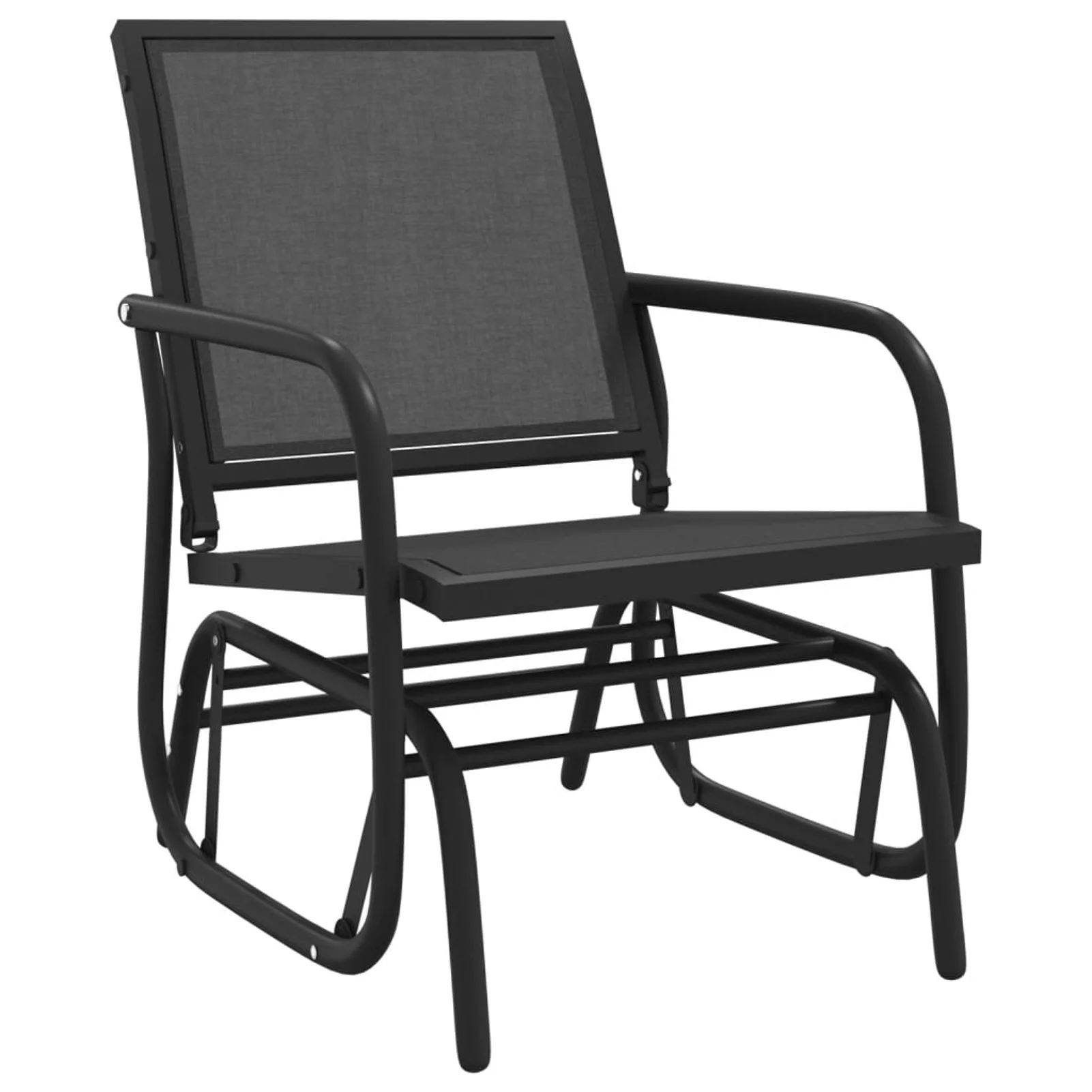 Aibecy Garden Glider Chair Black 24