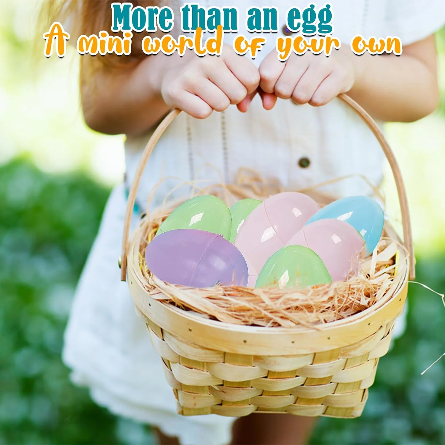 Pastel Empty Easter Eggs (bulk set of 144 plastic eggs) Easter Hunt and Party Supplies