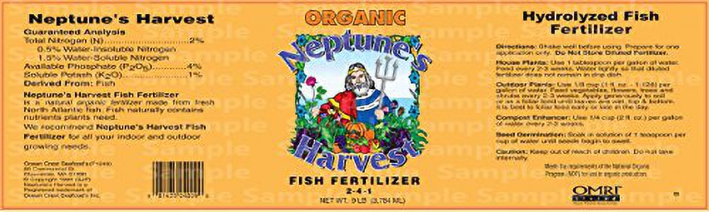 Fish Fertilizer Neptune's Harvest