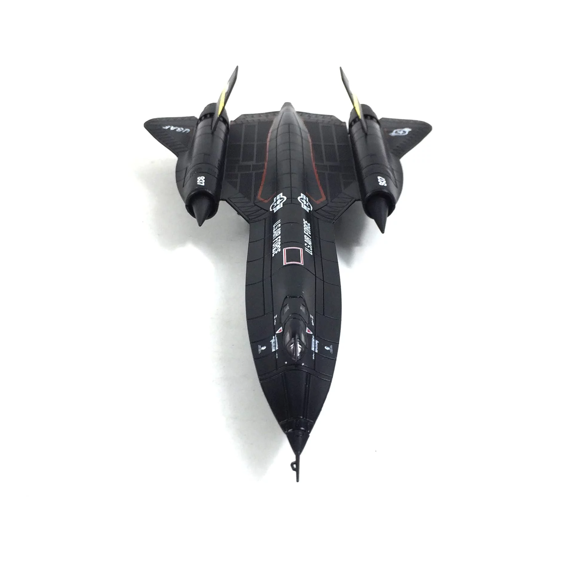 NUOTIE U.S. SR-71 Blackbird Reconnaissance 1:144 Scale Aircraft Metal Diecast Military Fighter Model