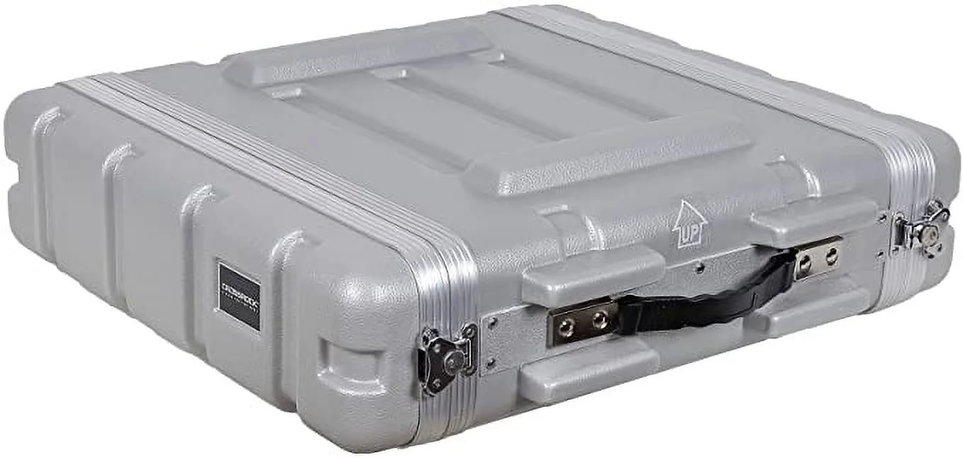 Crossrock Stackable 2 Units Rack Hard Case For Various Stage, Strong ABS Molded