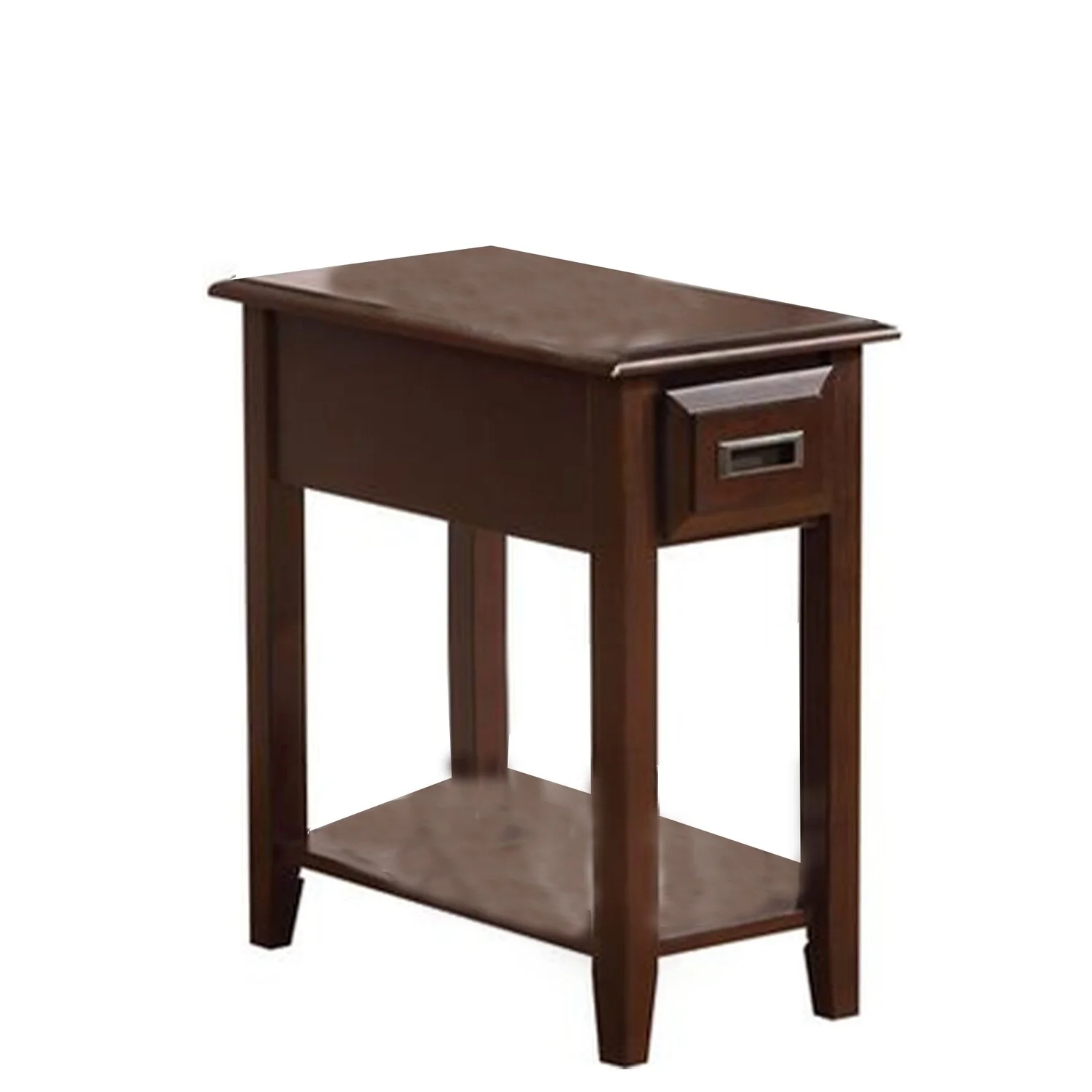 Astounding Side Table, Dark Cherry Brown