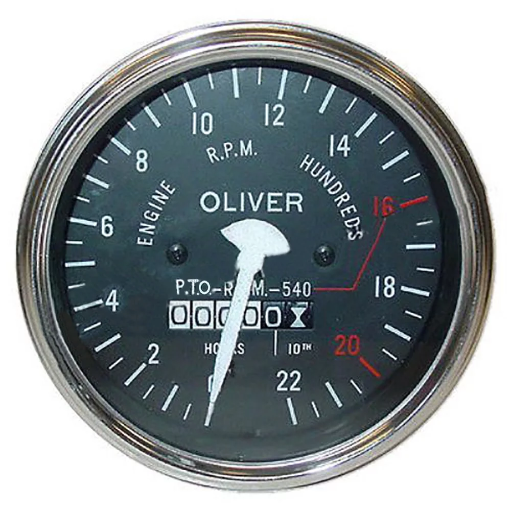 RAParts 100575A Tachometer Gauge For White/Oliver Tractor Super 55 Super 66+