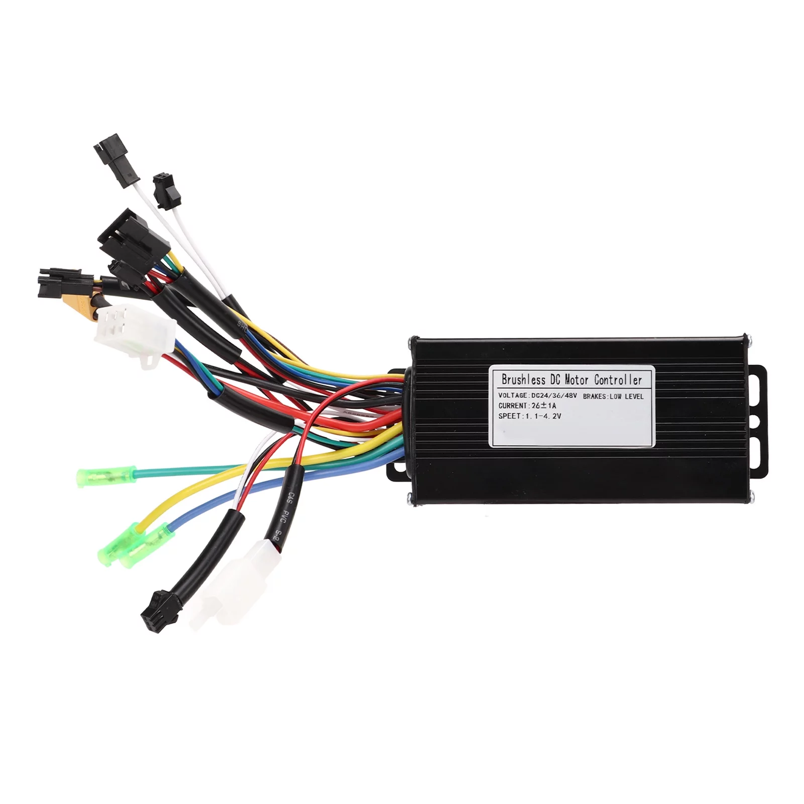 Buumin Electric Bike Controller Brushless Motor 24V 36V 48V 500W 750W 3 Mode Sine Wave 26A Modified Accessories
