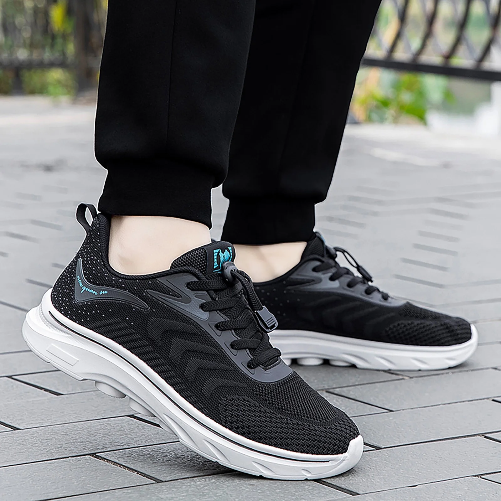 Mens Non Slip Walking Sneakers Lightweight Breathable Couple Men's Spring And Summer New Non Slip Walking Fashion Light Shoes Middle And Elderl