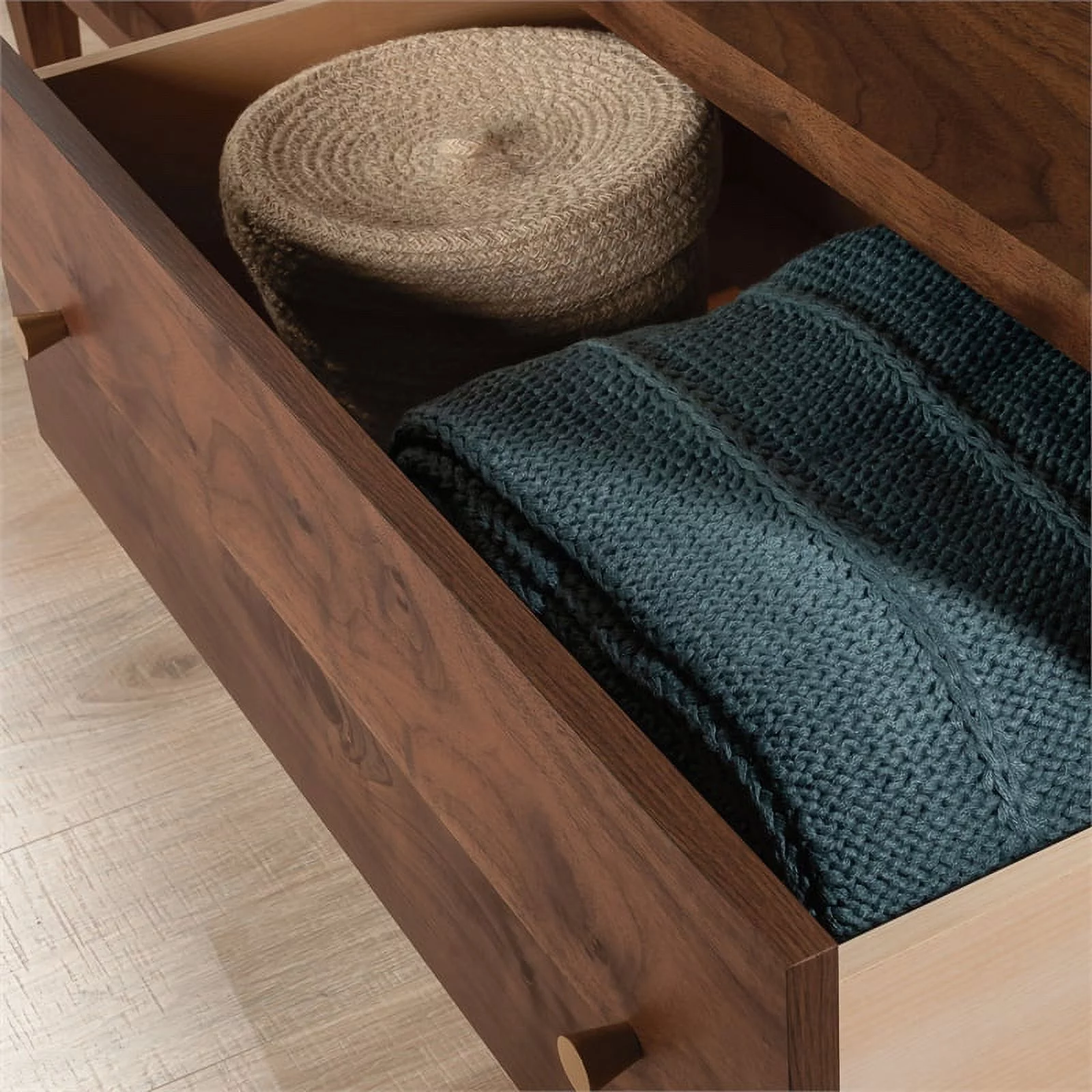 Sauder Willow Place ® 6-Drawer Bedroom Dresser in Grand Walnut