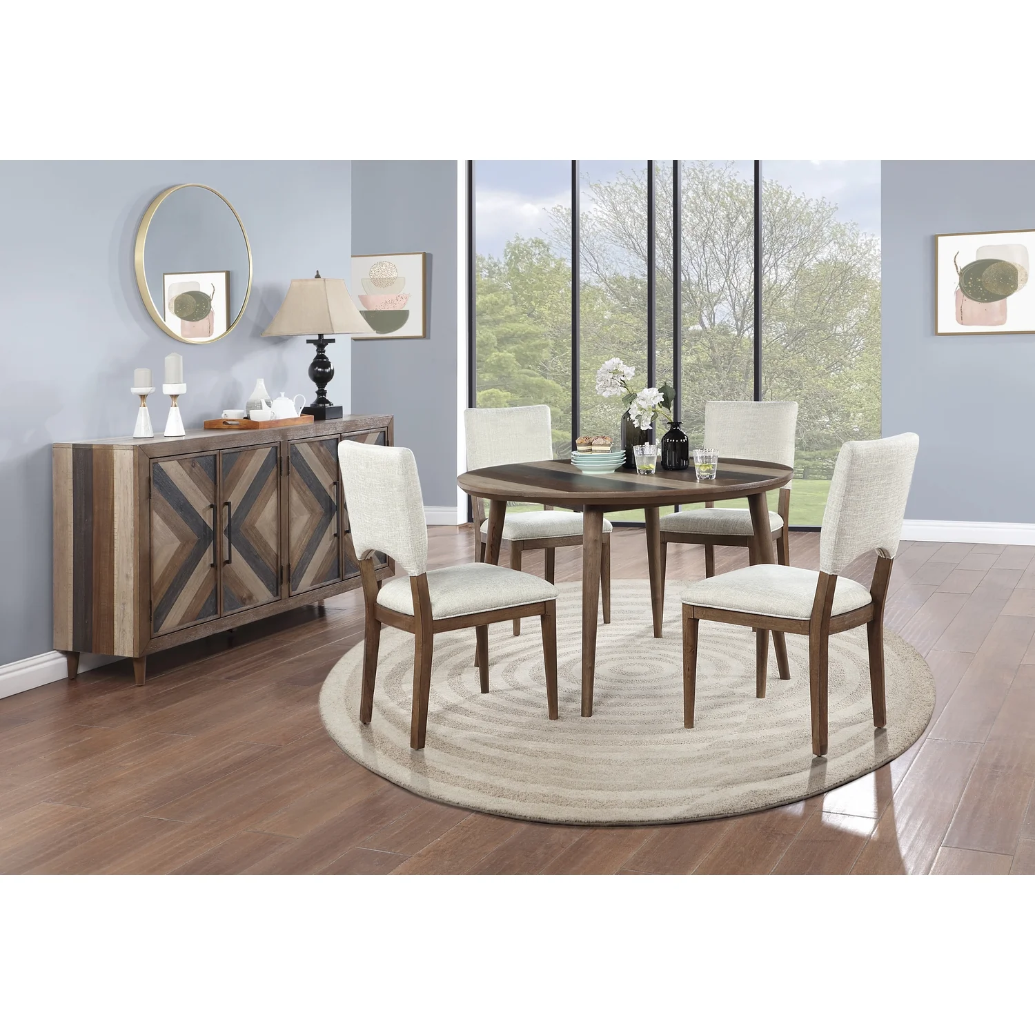 Coast to Coast Transitional Wellington Round Dining Table