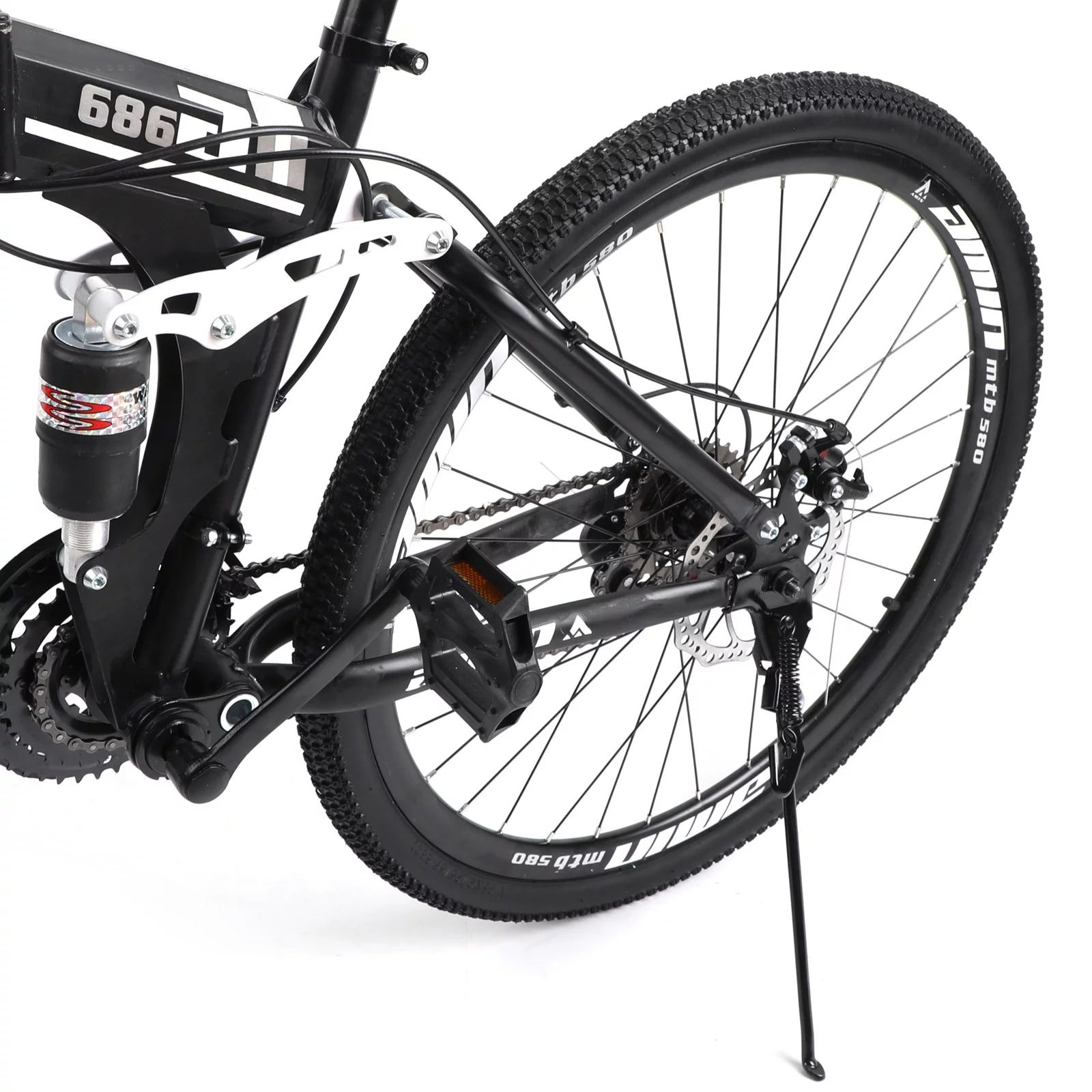 Unisex Adult Mountain Bike Full Suspension 26