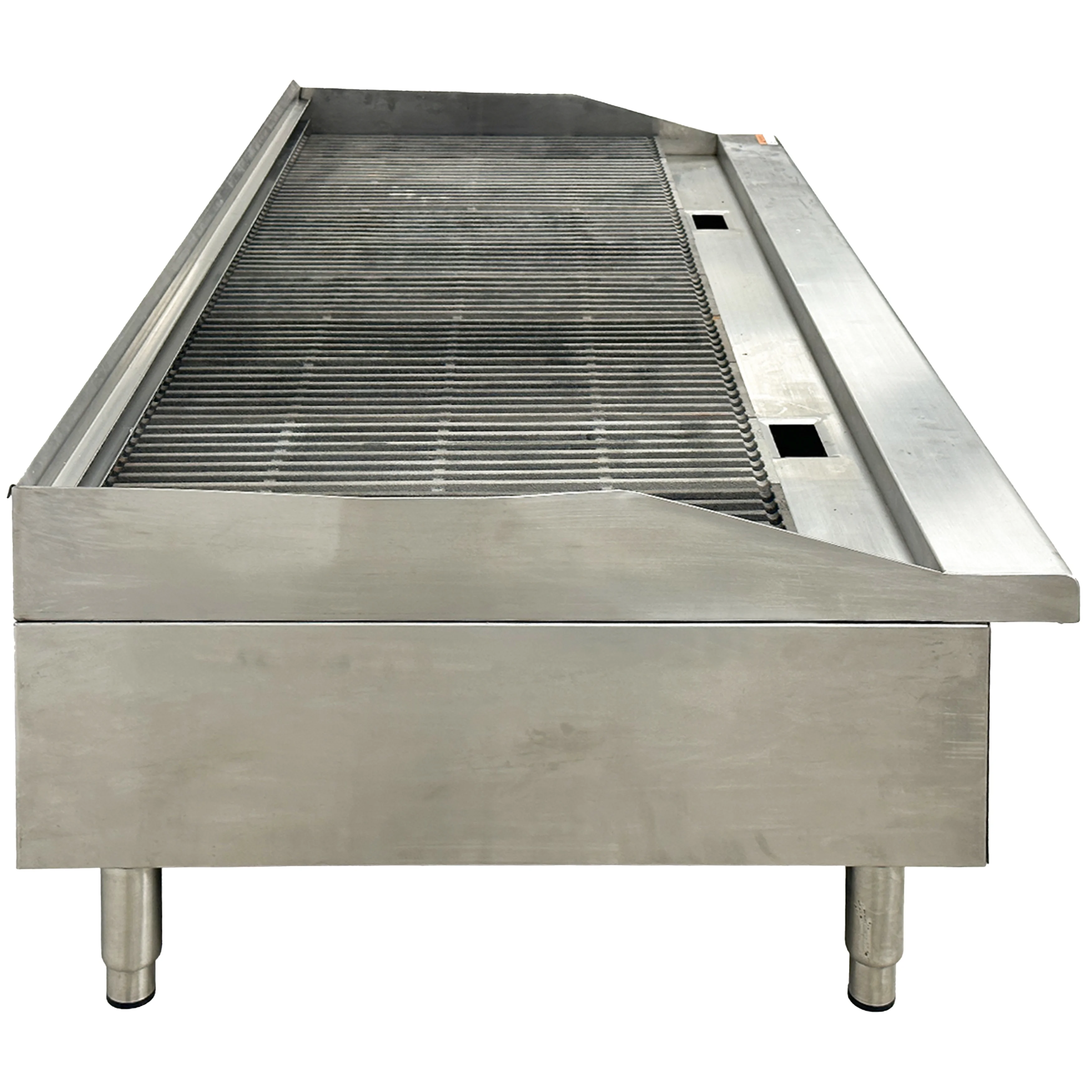 60 in. Commercial Gas 5 Burner Charbroiler 150,000 BTU in Stainless Steel, Heavy Duty Radiant Broiler, NSF Certified