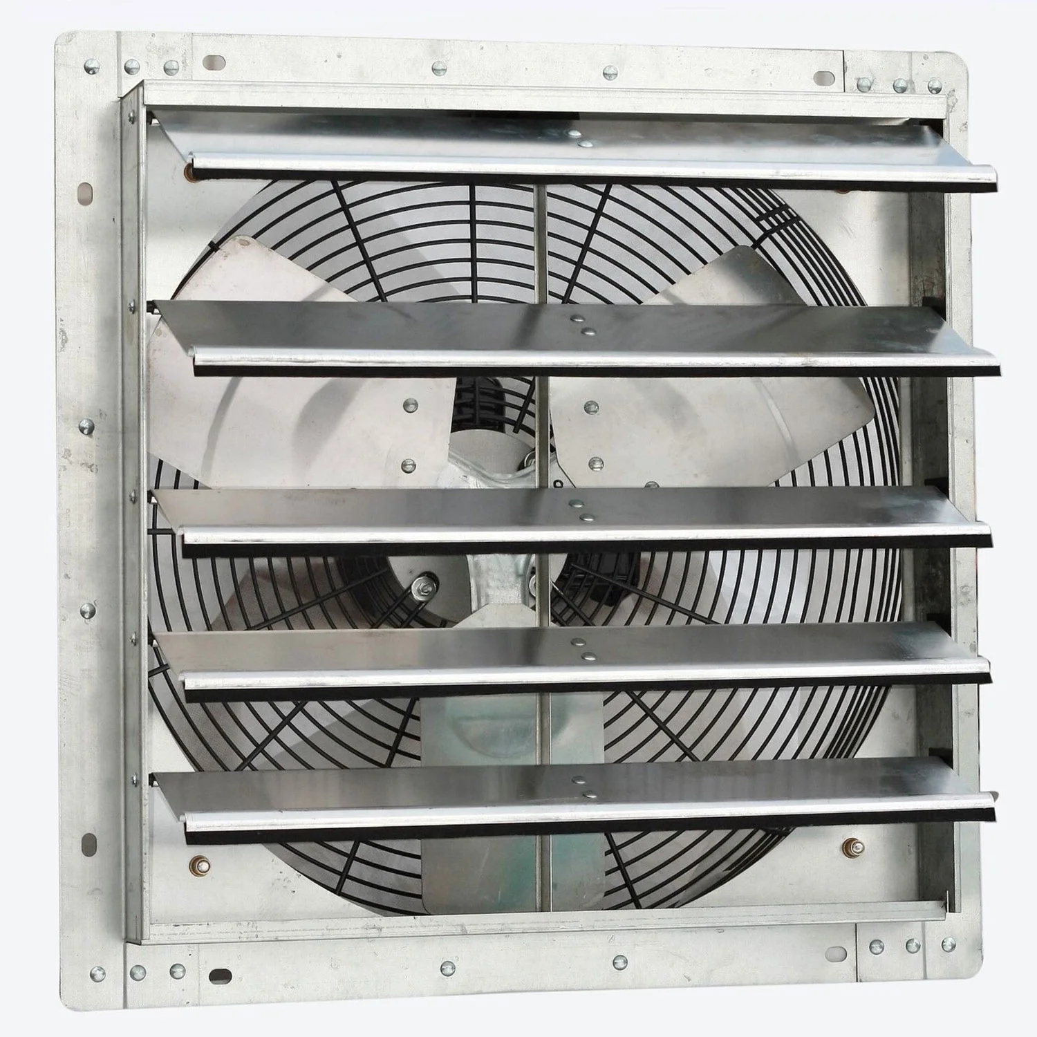 iLiving ILG8SF18V 18 Inch Variable Speed Wall Mounted Steel Shutter Exhaust Fan