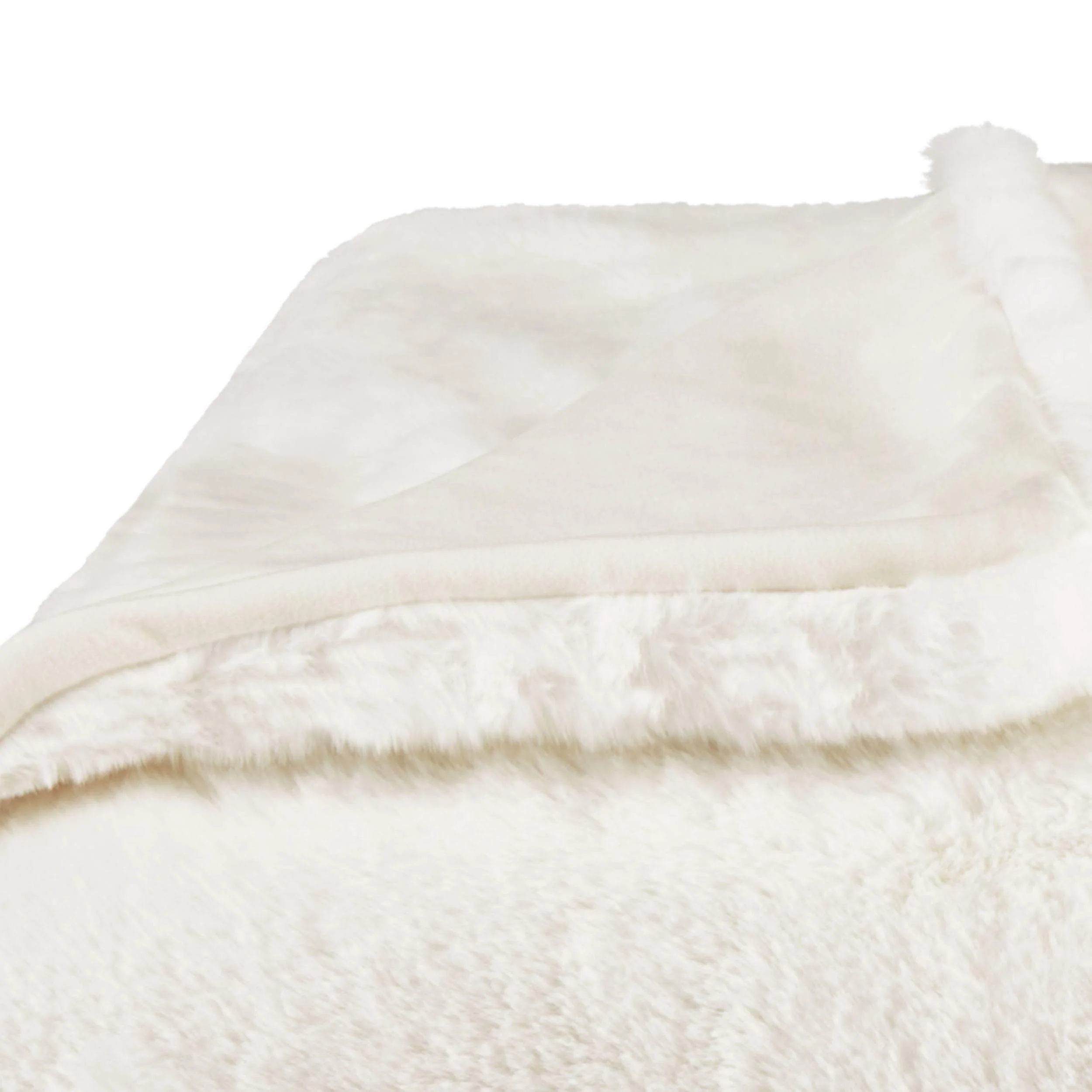 Vera Wang Lapin Faux Fur Throw Blanket, 50 X 60