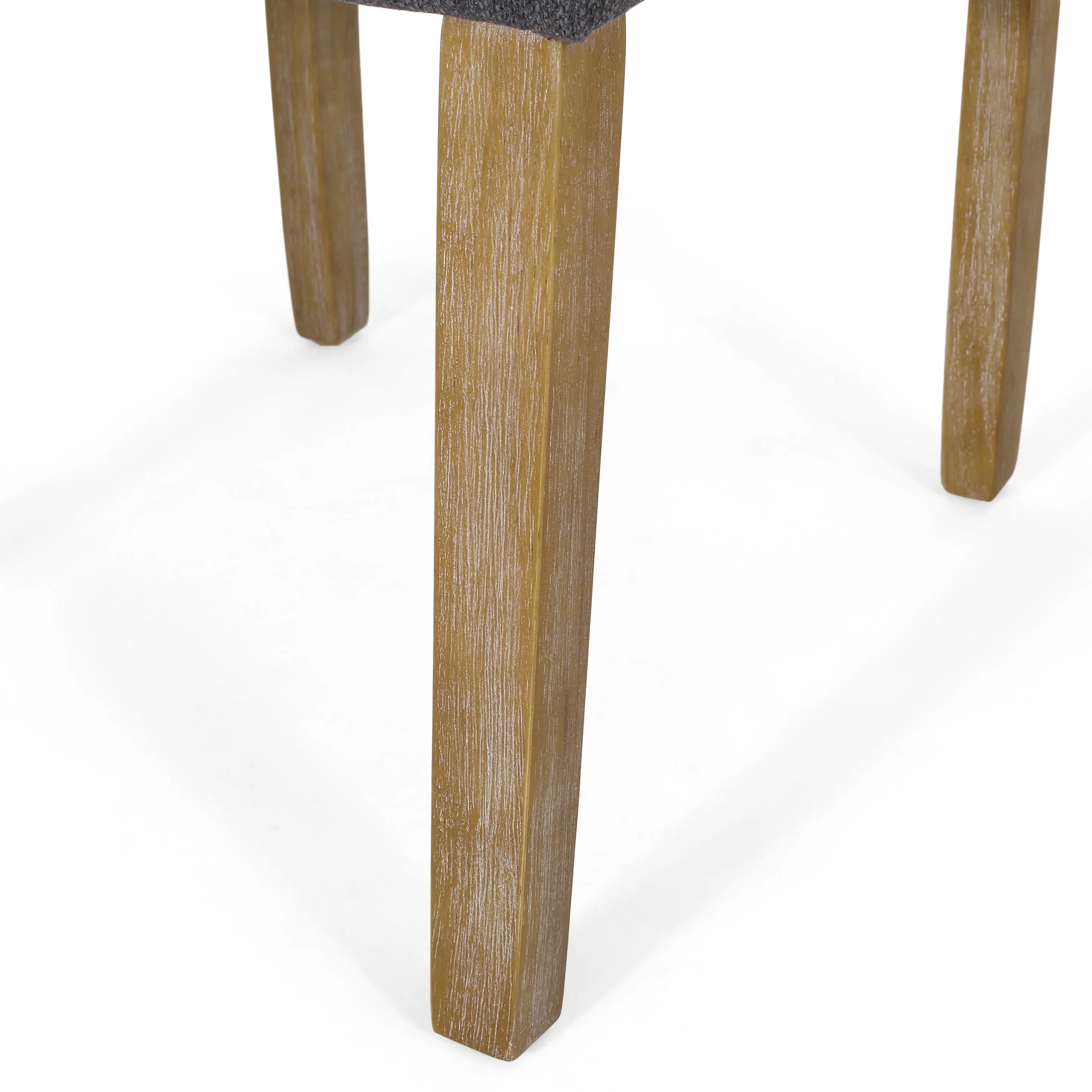 Noble House Ammy Fabric Tufted Dining Chairs, Set of 4, Beige and Natural