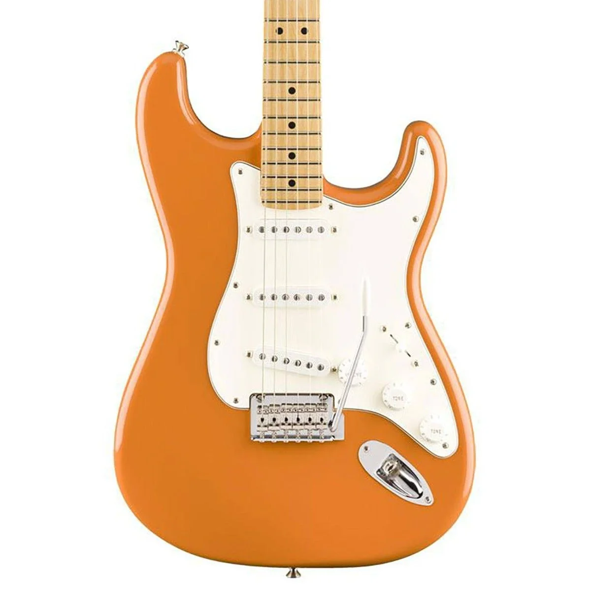 Fender Player Stratocaster Electric Guitar (Capri Orange, Maple Fretboard)