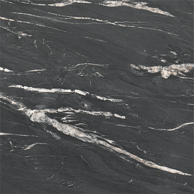 Pemberly Row Wood Coffee Table with Marble-like Top Letizia and Light Oak