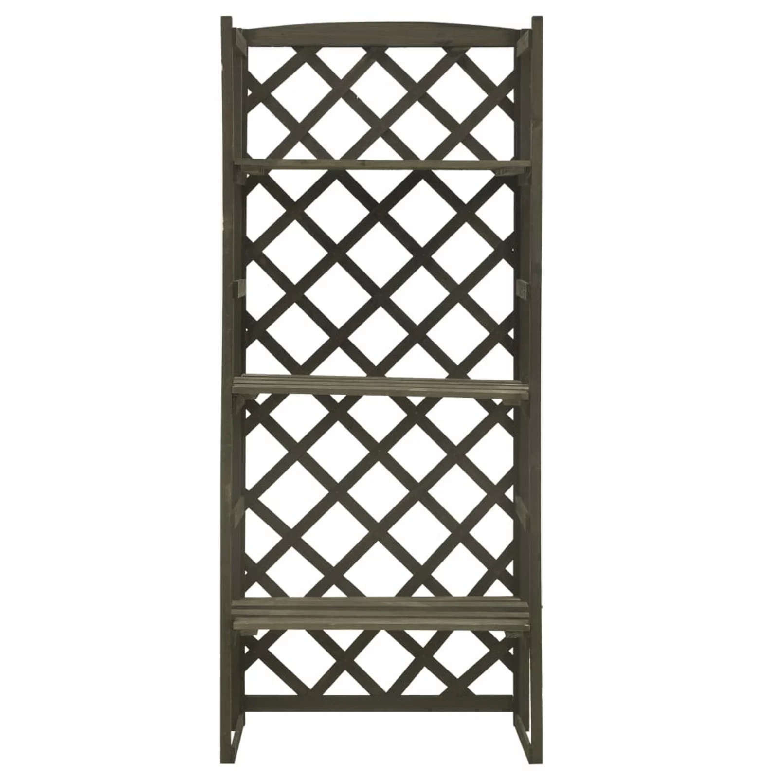 Andoer Plant Stand with Trellis Gray 23.6