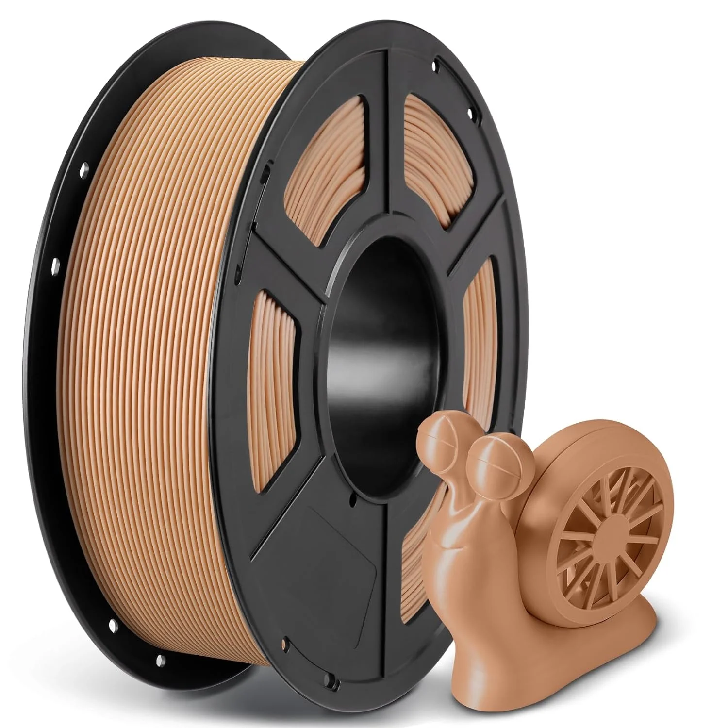 ANYCUBIC PLA 3D Printer Filament, 3D Printing PLA Filament 1.75mm Dimensional Accuracy +/- 0.02mm, 1KG Spool (2.2 lbs), Wood