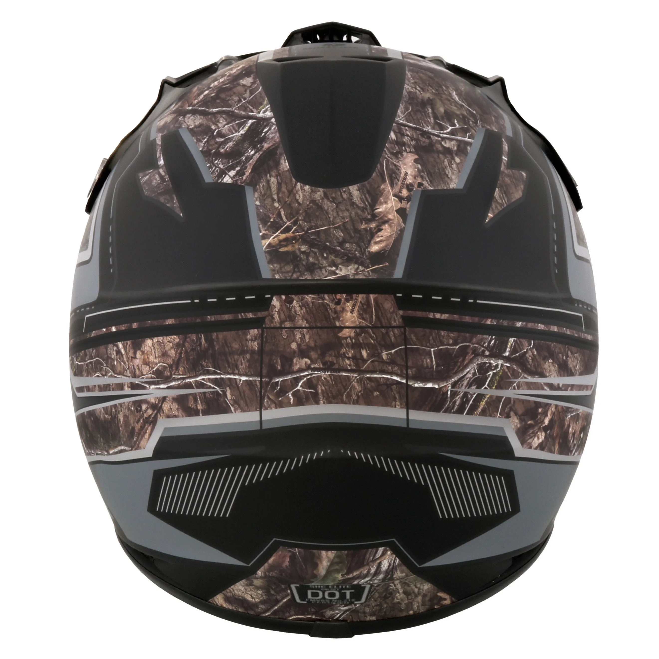 Youth Frenzy Mossy Oak Camo Mx off-road Motocross, ATV, Dirt Bike Helmet, Dot Approved - Medium