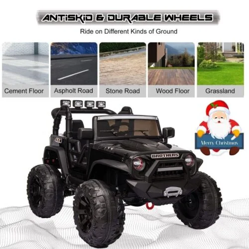 Electric Ride On Car Truck 24V 2 Seaters 400W Toy with Remote Control
