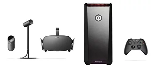 Oculus Rift 2 Items Starter Bundle:Virtual-Reality VR Headset and CyberPowerPC Gamer UltraVR Ready Desktop AMD FX-8350 Eight-core 8GB Memory AMD Radeon RX 480 graphics 1TB