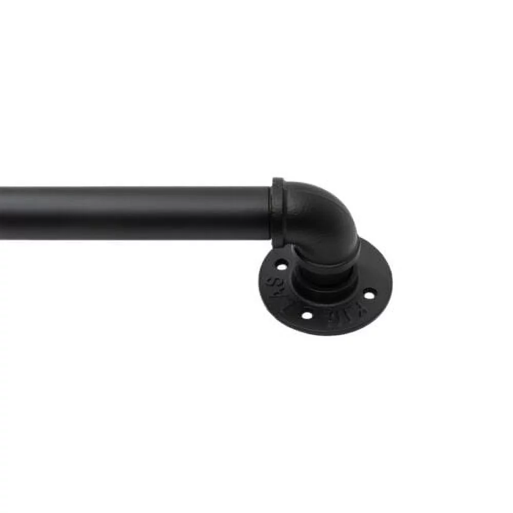 Metal Stair Handrail Staircase Handrail 2 Section Galvanized Iron Pipe 6.6 Feet