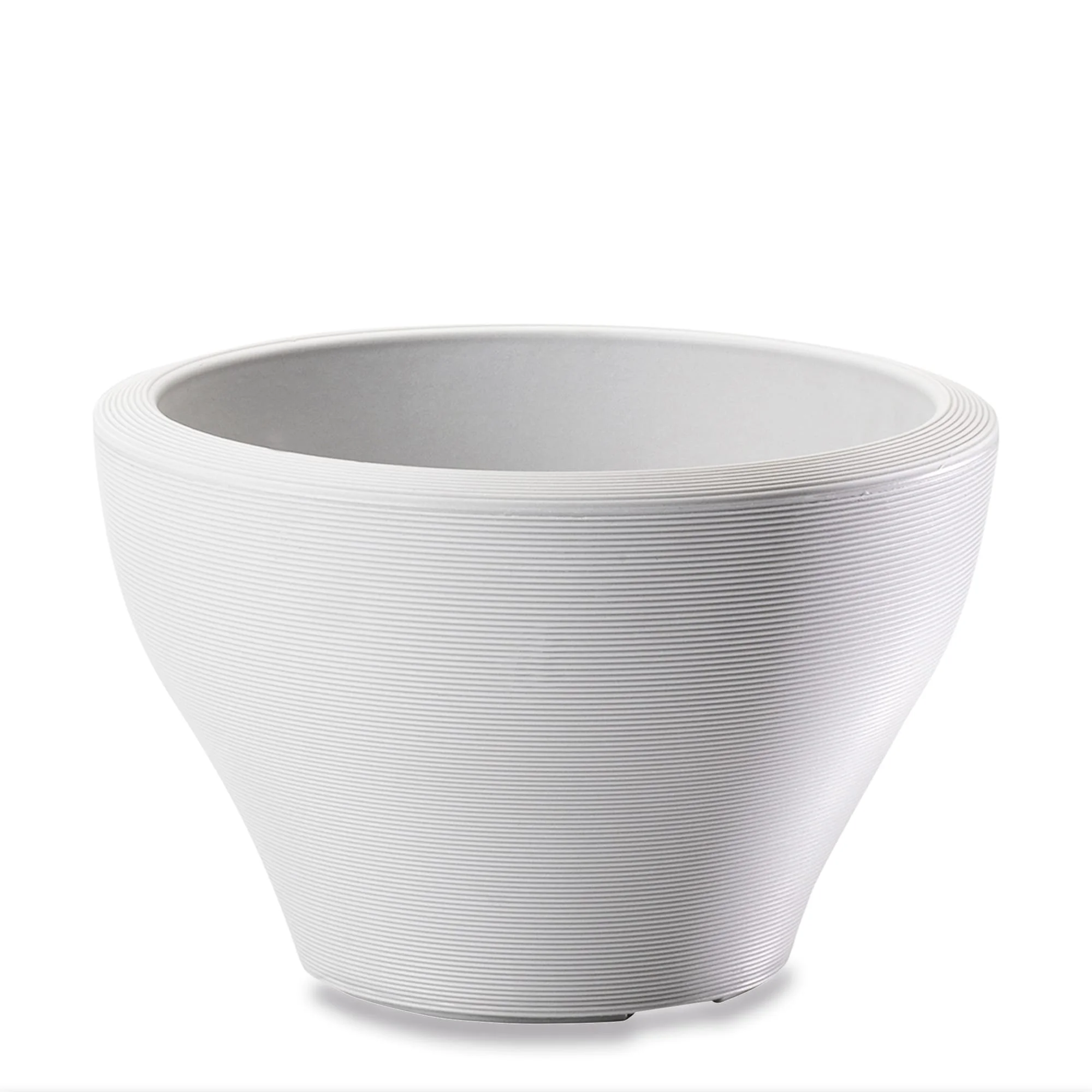 Crescent Garden Juno 16'' Planter (Alpine White) Ash 24
