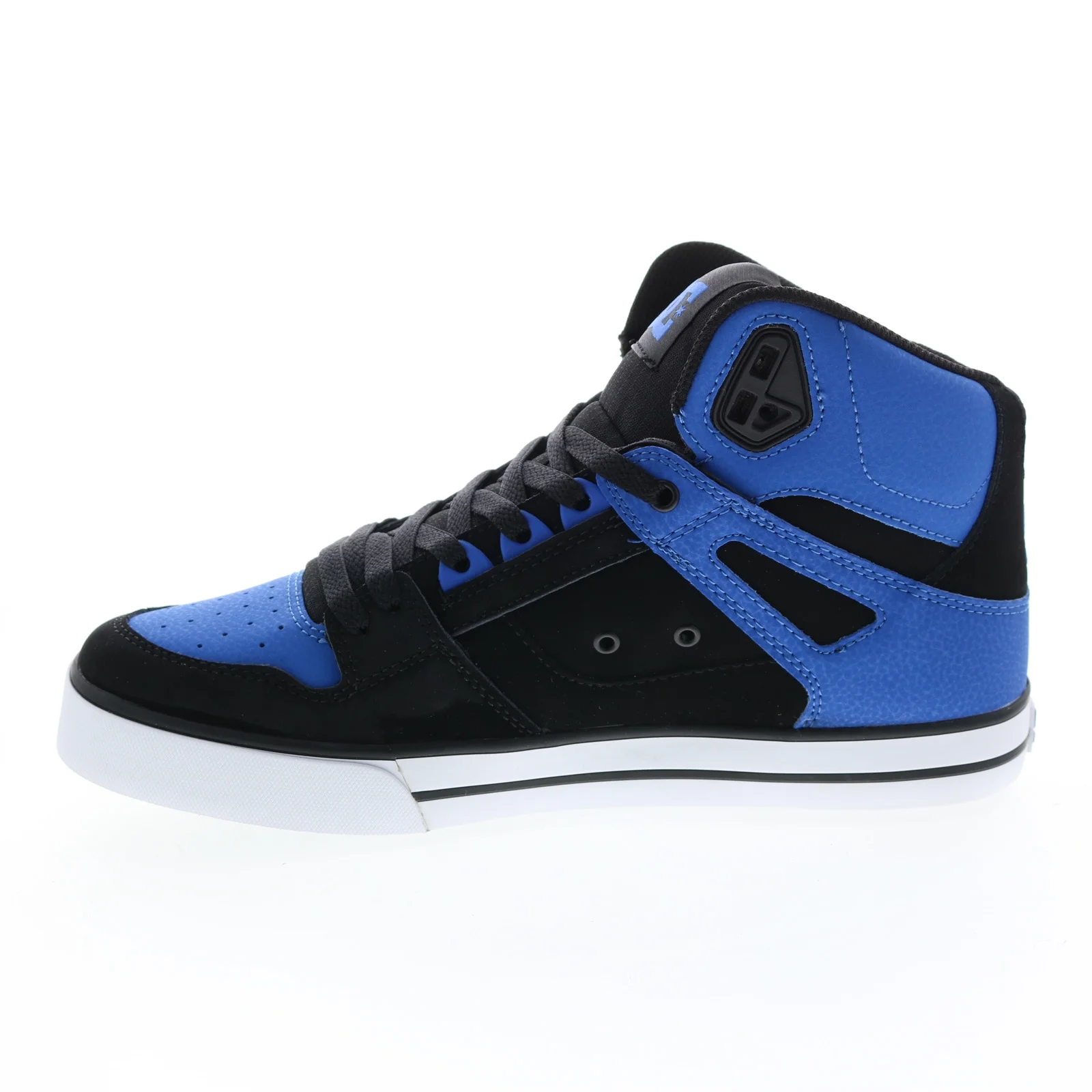 DC Shoes Men's Pure High-Top Shoes Black/Royal - ADYS400043-BR4