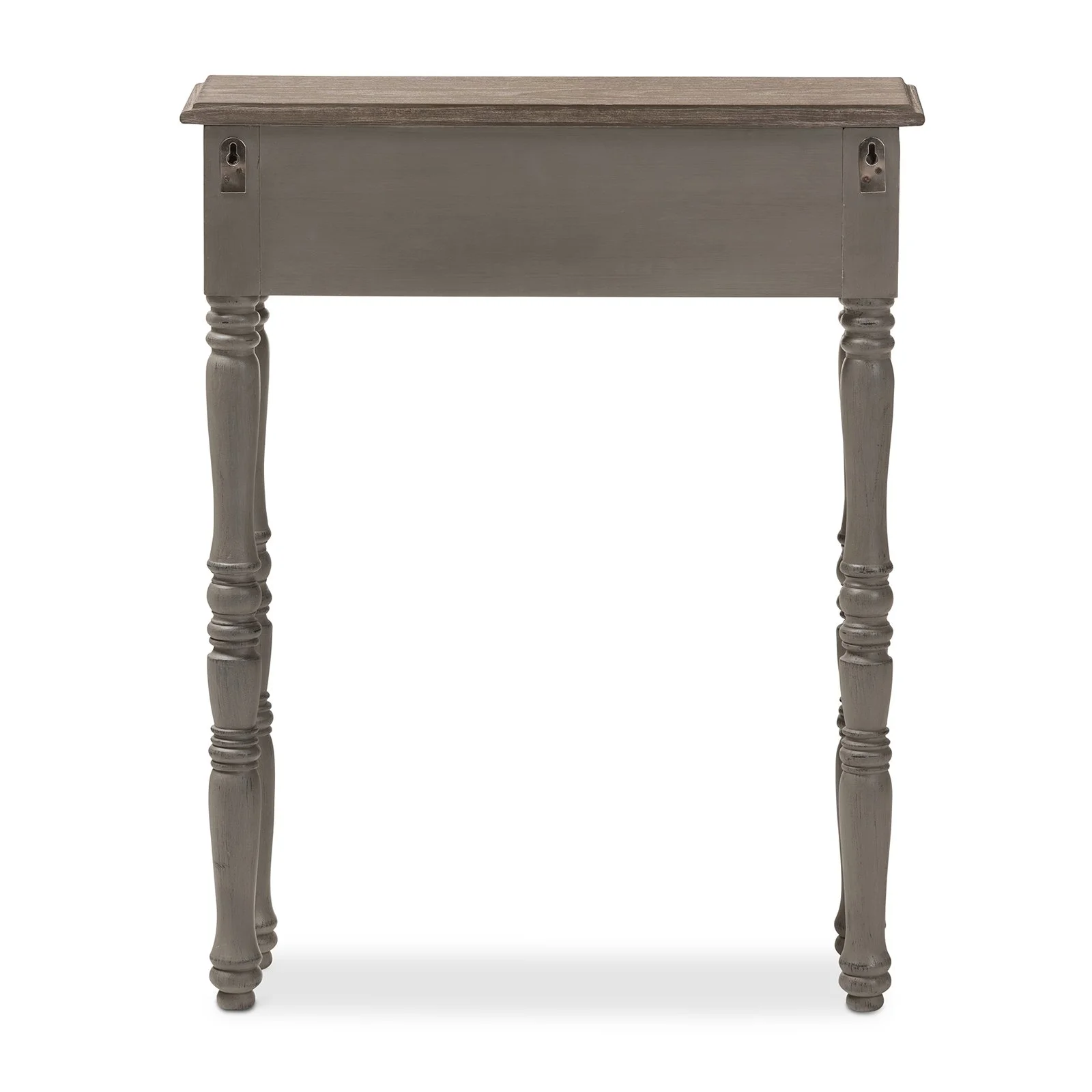 Baxton Studio Noemie 1 Drawer Console Table in Brown
