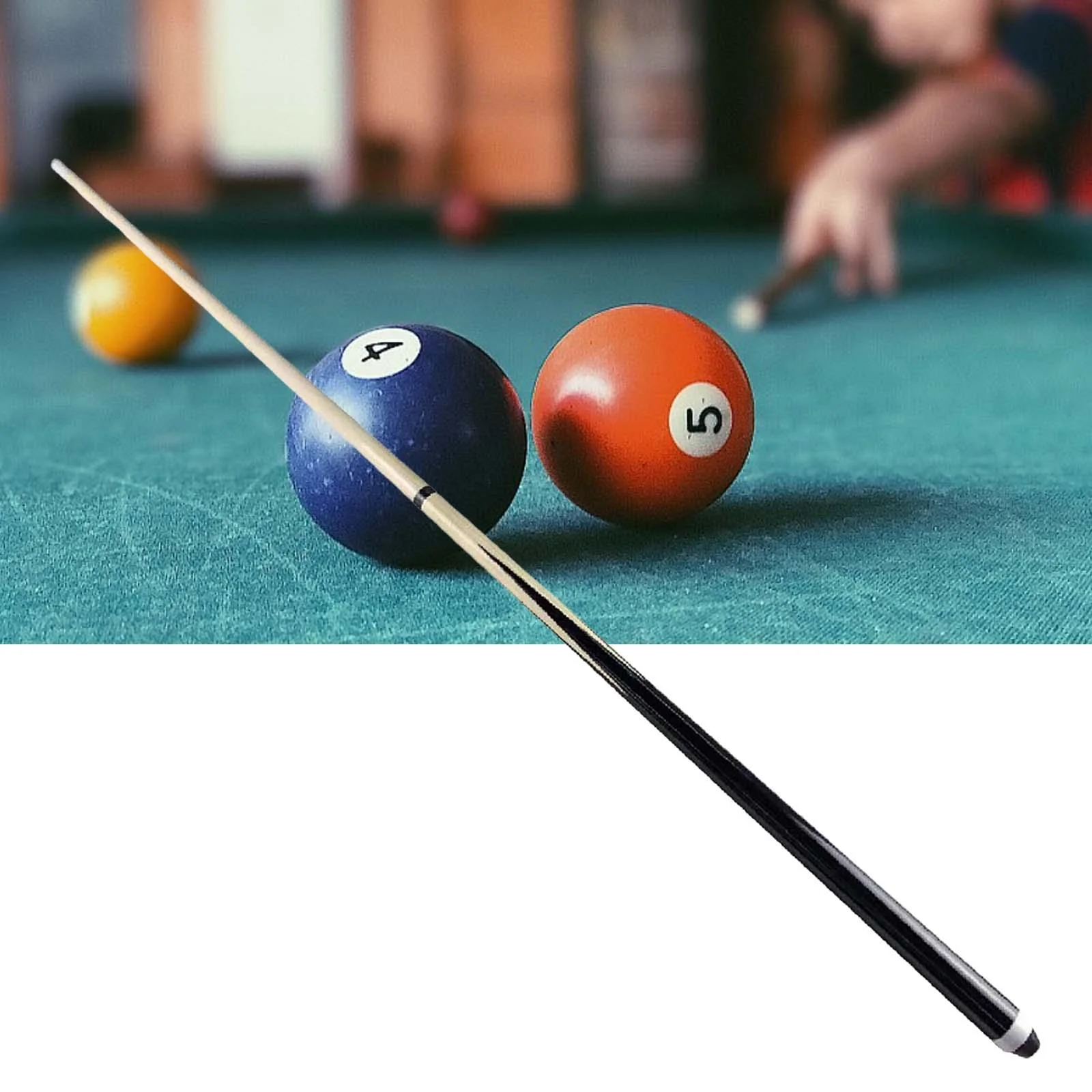 yotijar Pool Cue Hardwood Pool Stick Boys Billiard Tool Pool Table Wood Billiard Cue