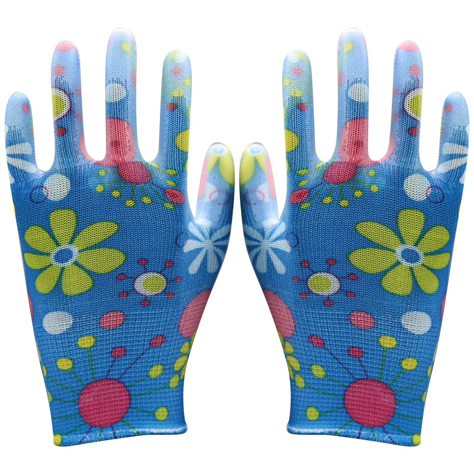 Gloves Gardening Labor Gloves Wear Multi Color Work Gloves Printing Coating Gloves Tsunami Gloves Pet Cleaning Gloves Gloves for Washing Small Gloves 1000 Mens Small Work Gloves Gloves for