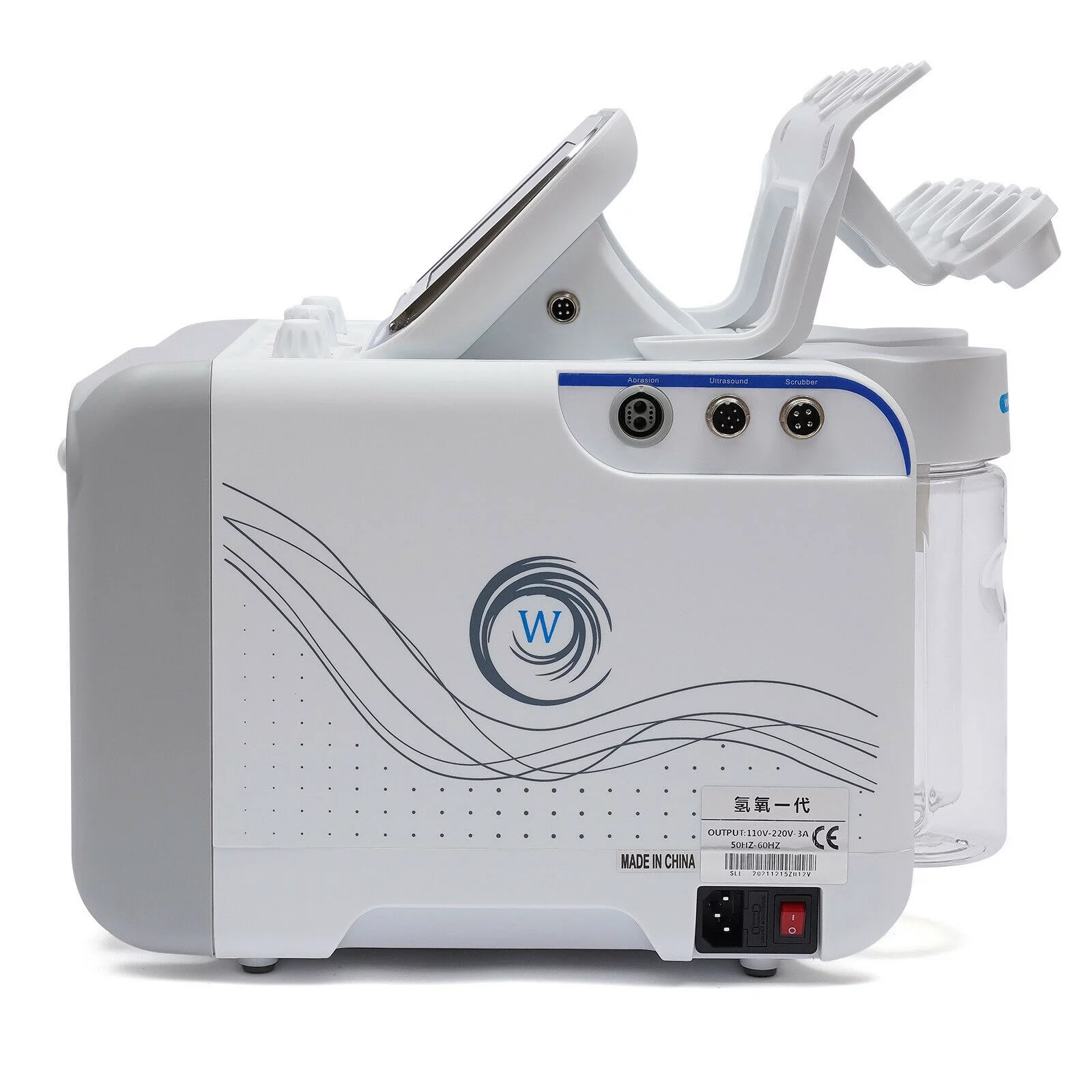 ANQIDI 7-in-1 Facial Hydro Spa Ultrasonic Beauty Machine Facial Skin Cleansing Dermabrasion Beauty Machine