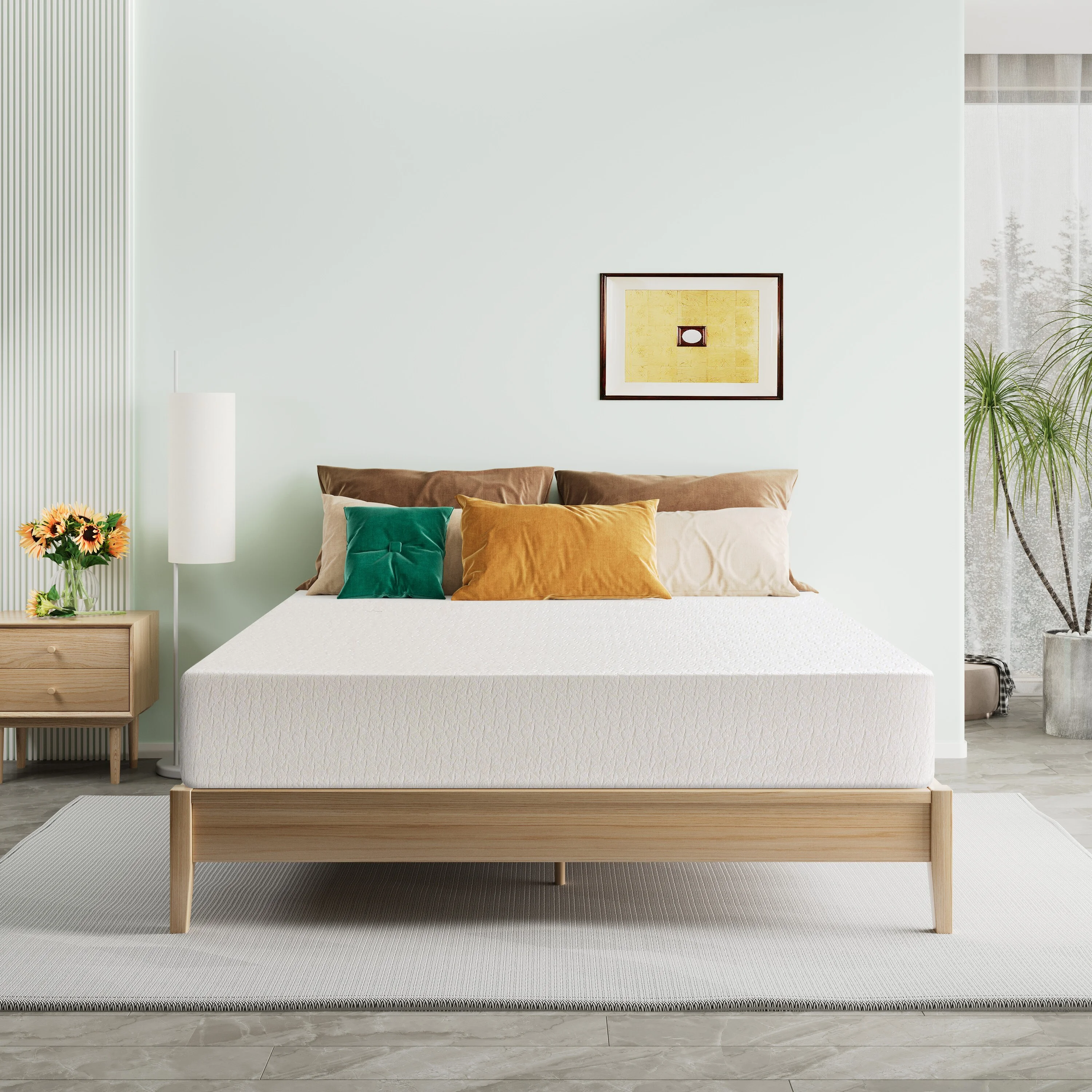 TechForma BPM Memory Foam Mattress, 8-inch Twin Gel Mattress in a Box, Medium Firm