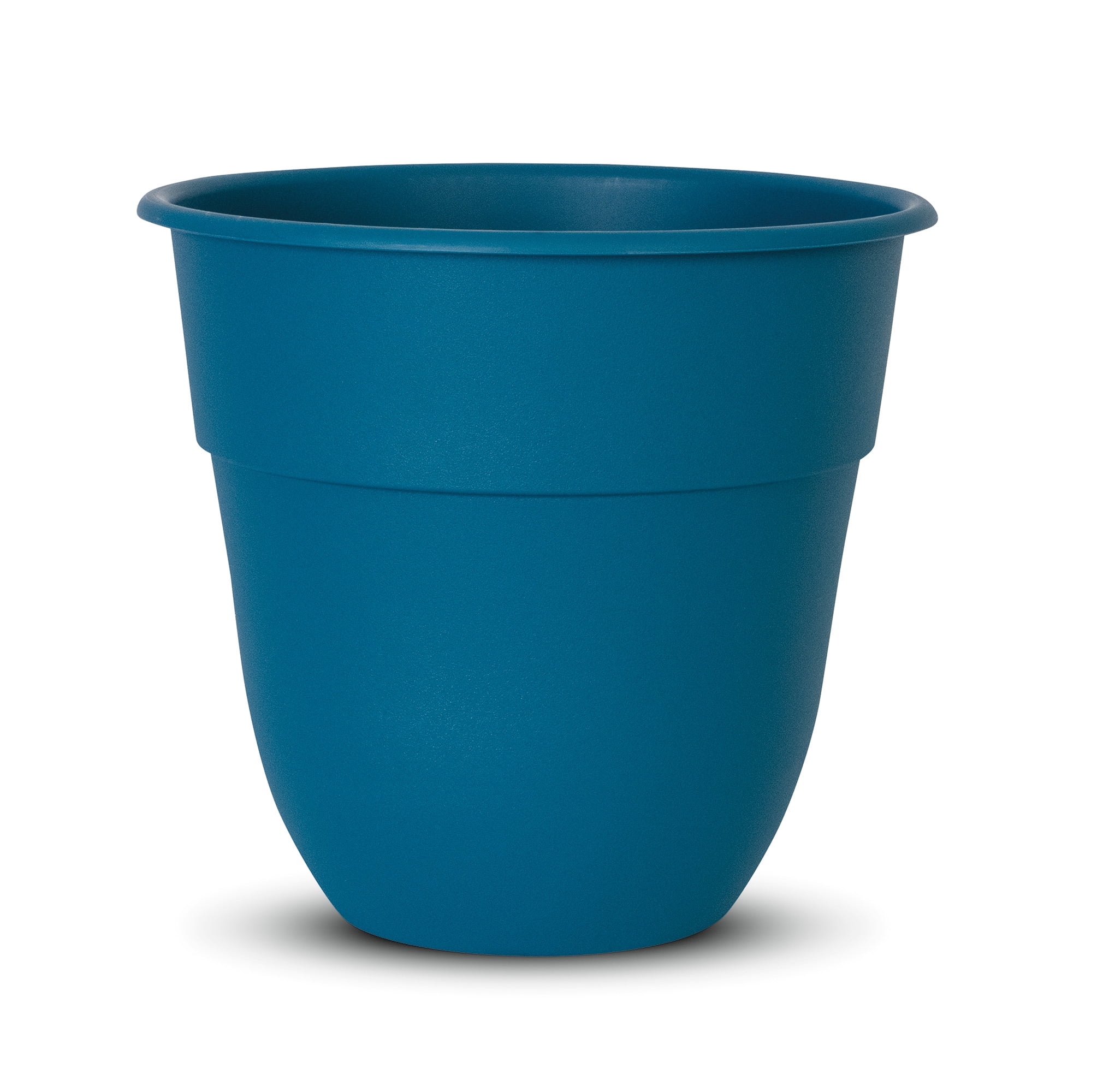 Suncast 10-Inch Indoor/Outdoor Resin Flower Planter, Aruba Blue