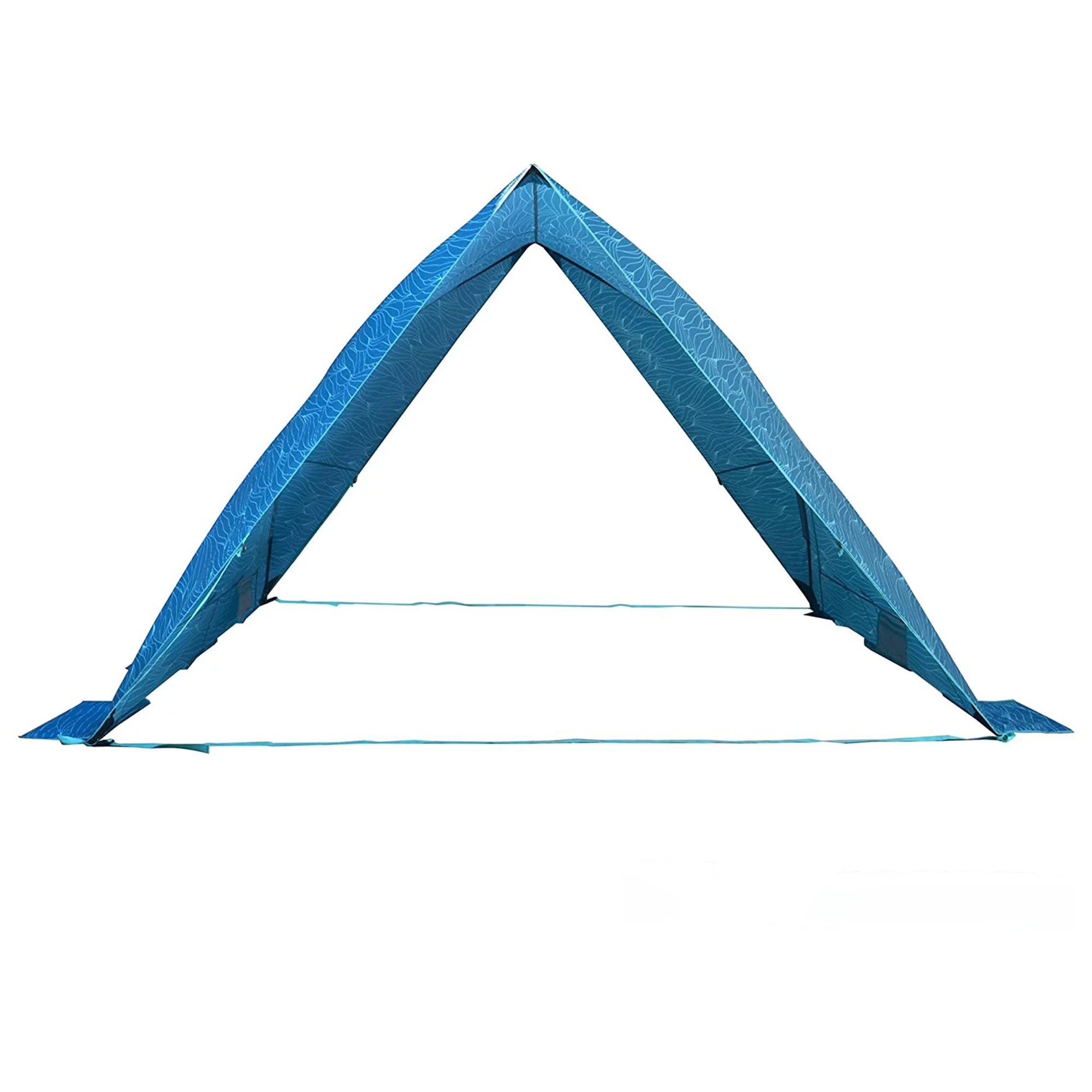 Lightspeed Outdoors A-Shade Adjustable Beach Tent with UV Protection, Blue