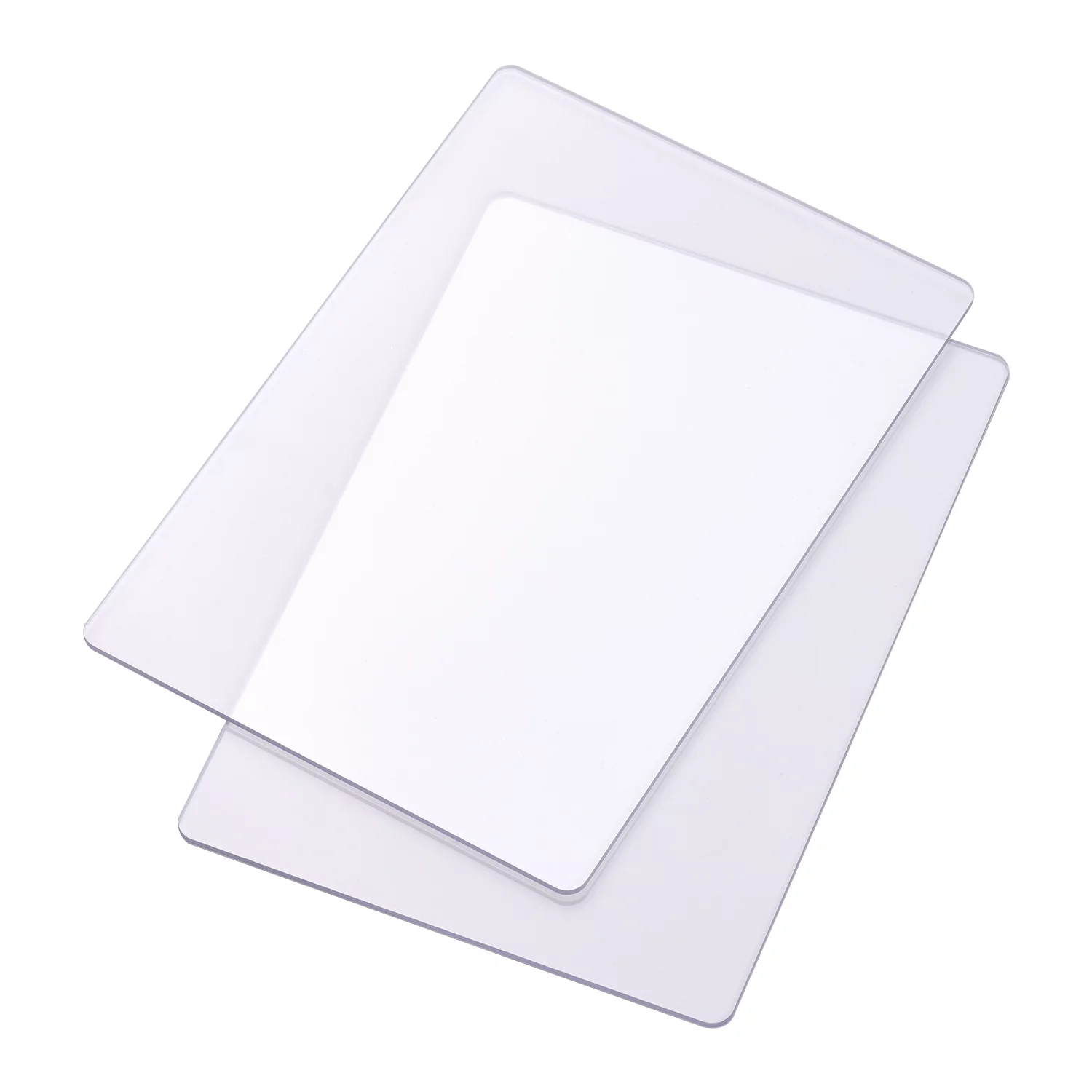 Durable Transparent Cutting Pads: 2pcs - Made of PC Material - 3mm Thickness - Ideal Replacement Pads for Die Cutting & Embossing Machines - Perfect for Arts & Crafts, Scrapbooking, and Cardmaking - D