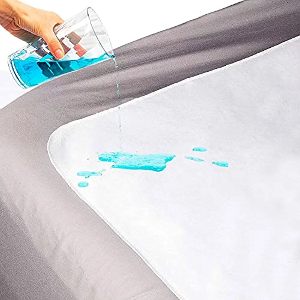 DMI Bed Pad Waterproof Sheet to be Used as a Mattress Protector Pee Pad Bed Liner Incontinence Pad Furniture Cover or Seat Protector Not Reversible Flat Fit Machine Washable 36 x 36