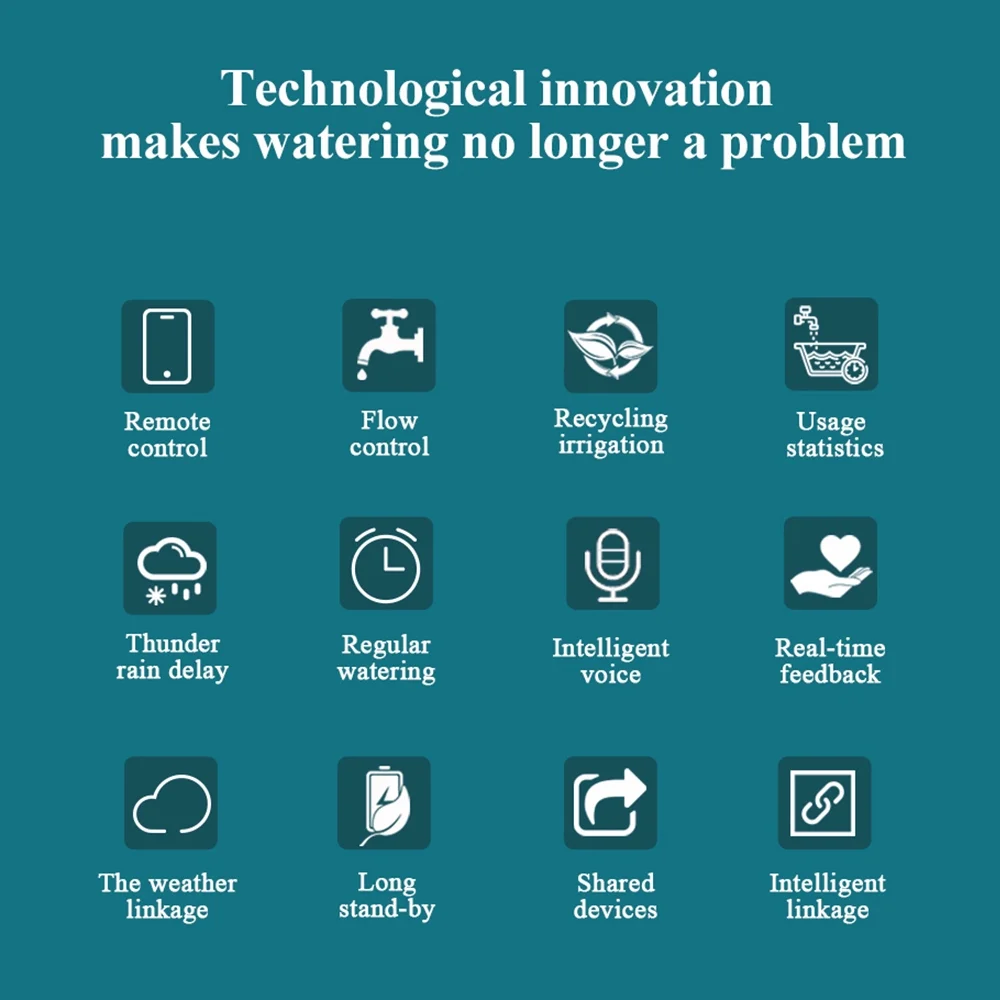 Andoer Sprinkler Controller,Tmall And Lawns Remote Smart Water Compatible With Tmall - Remote Smart With Tmall And Sprinkler Timer - With Wifi Hub Water Timer With Hub Voice Compatible Wifi Hub Voice